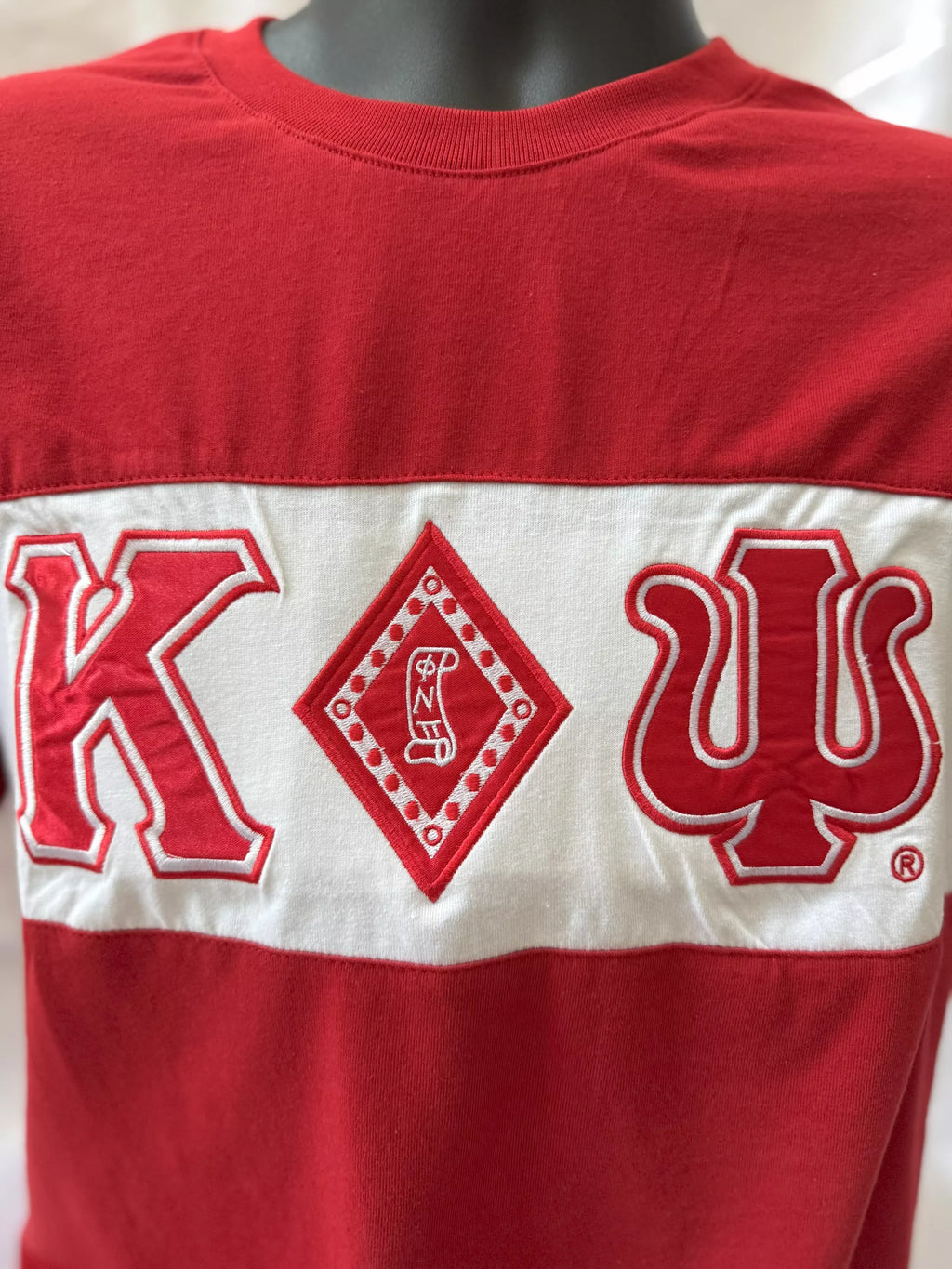 Kappa Alpha Psi Diamond Premium Embroidered T-Shirt image 1