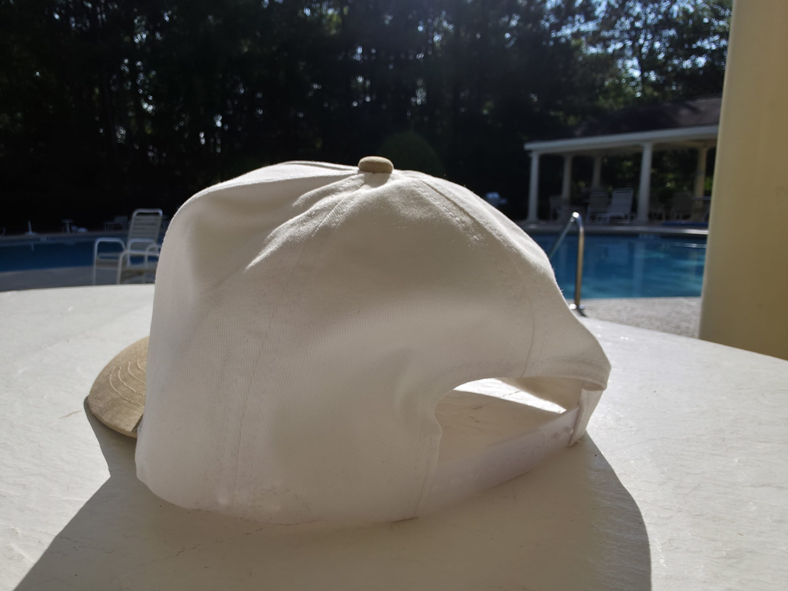 Kappa Alpha Psi Klean 3D Embroidered Cream/White Hat image 3