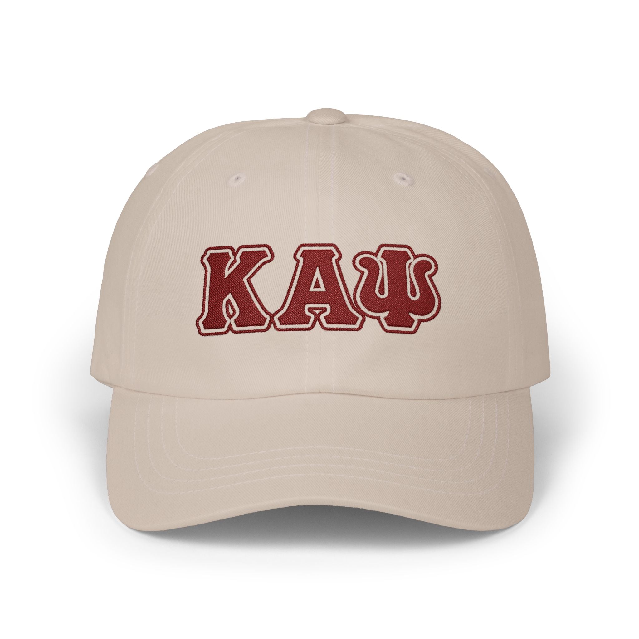 Kappa Alpha Psi Embroidered Dad Cap — 3-Letter Fraternity Baseball Hat
