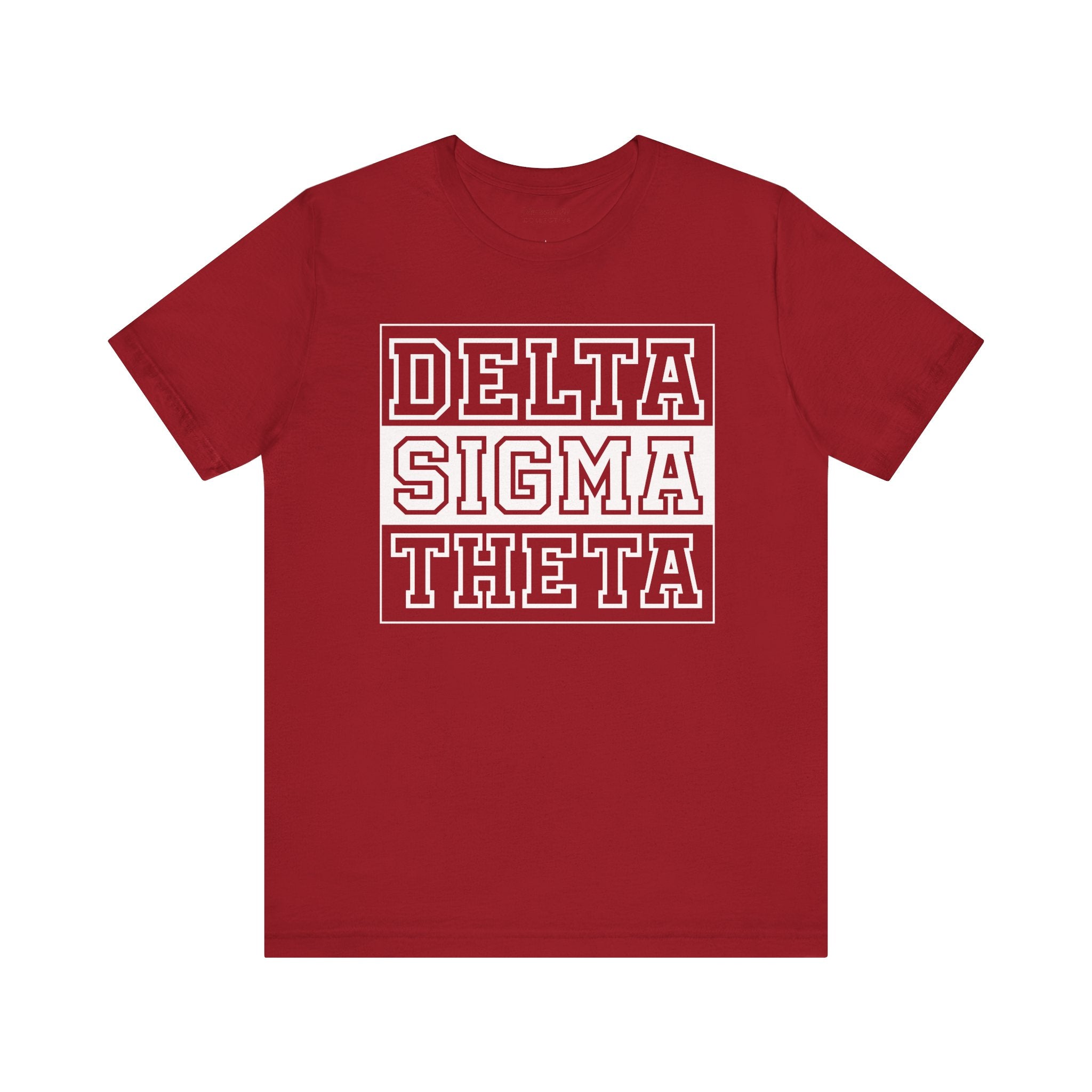 Delta Sigma Theta Block Tee — Sorority Pride Short Sleeve Shirt
