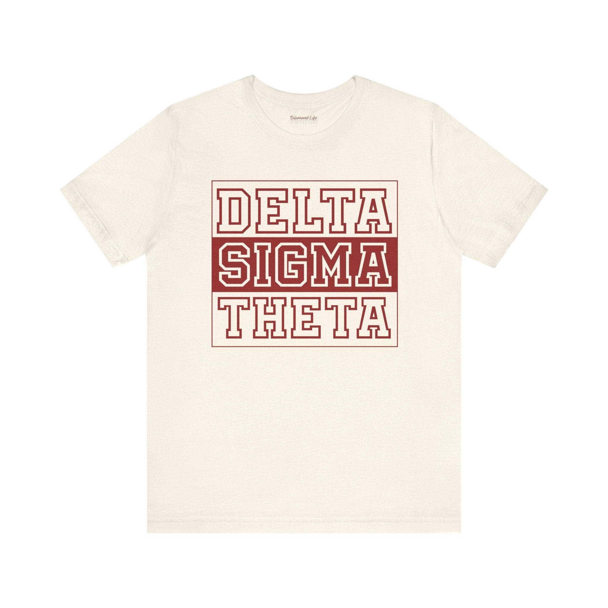 Delta Sigma Theta Block Tee — Sorority Pride Short Sleeve Shirt