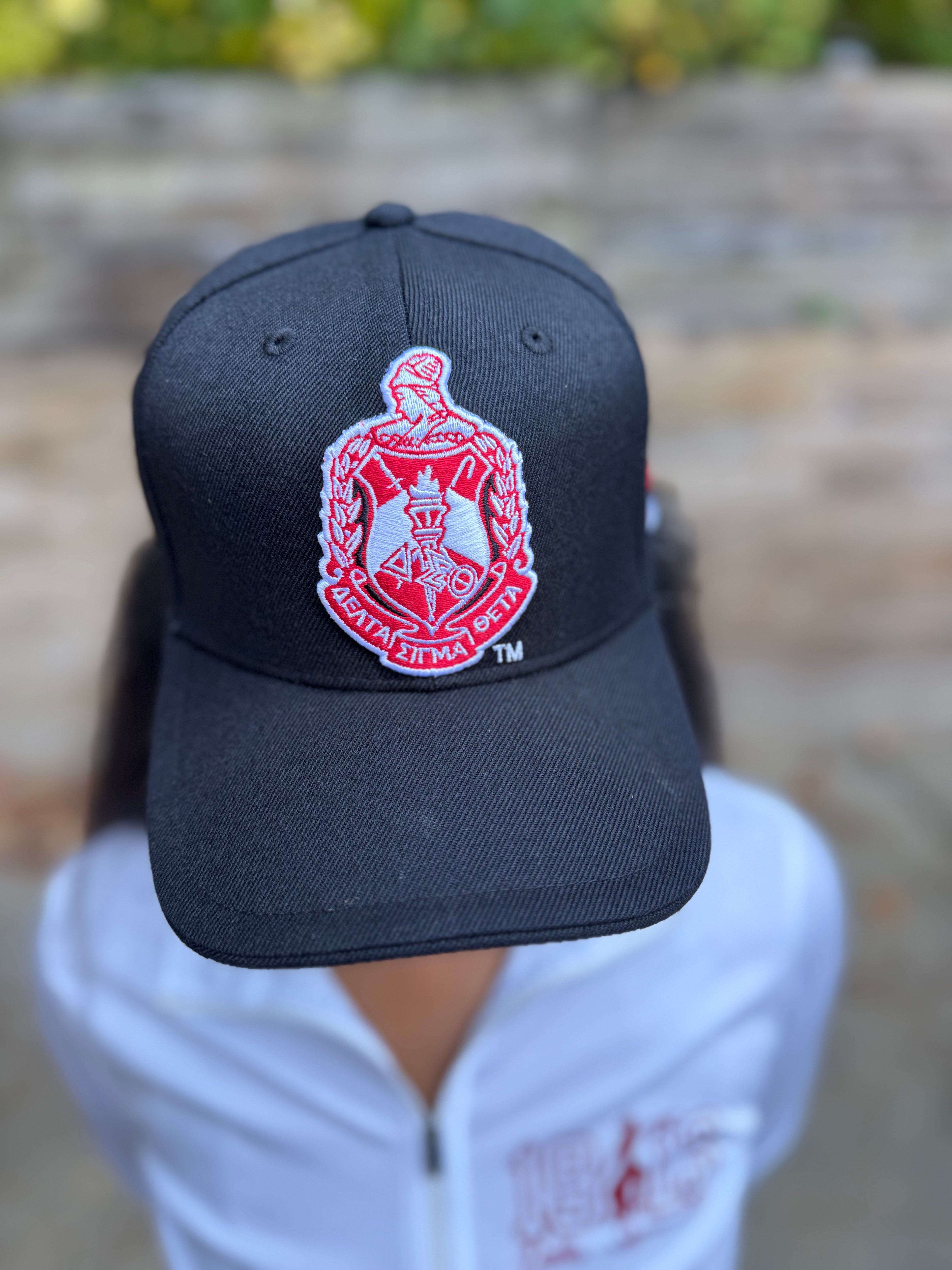 Black Delta Sigma Theta Crest Hat