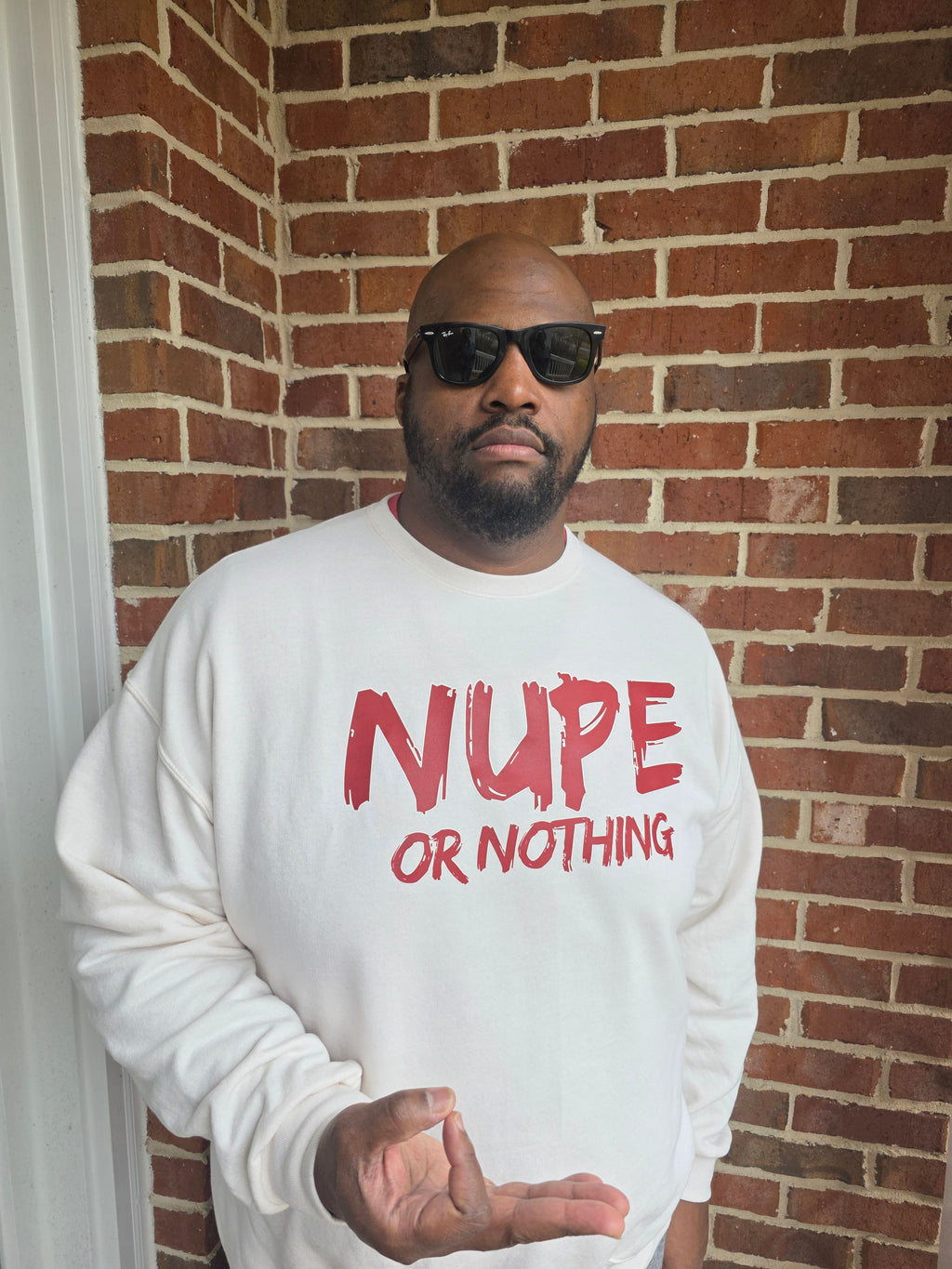 Kappa Alpha Psi Cream Nupe or Nothing Crewneck Sweatshirt