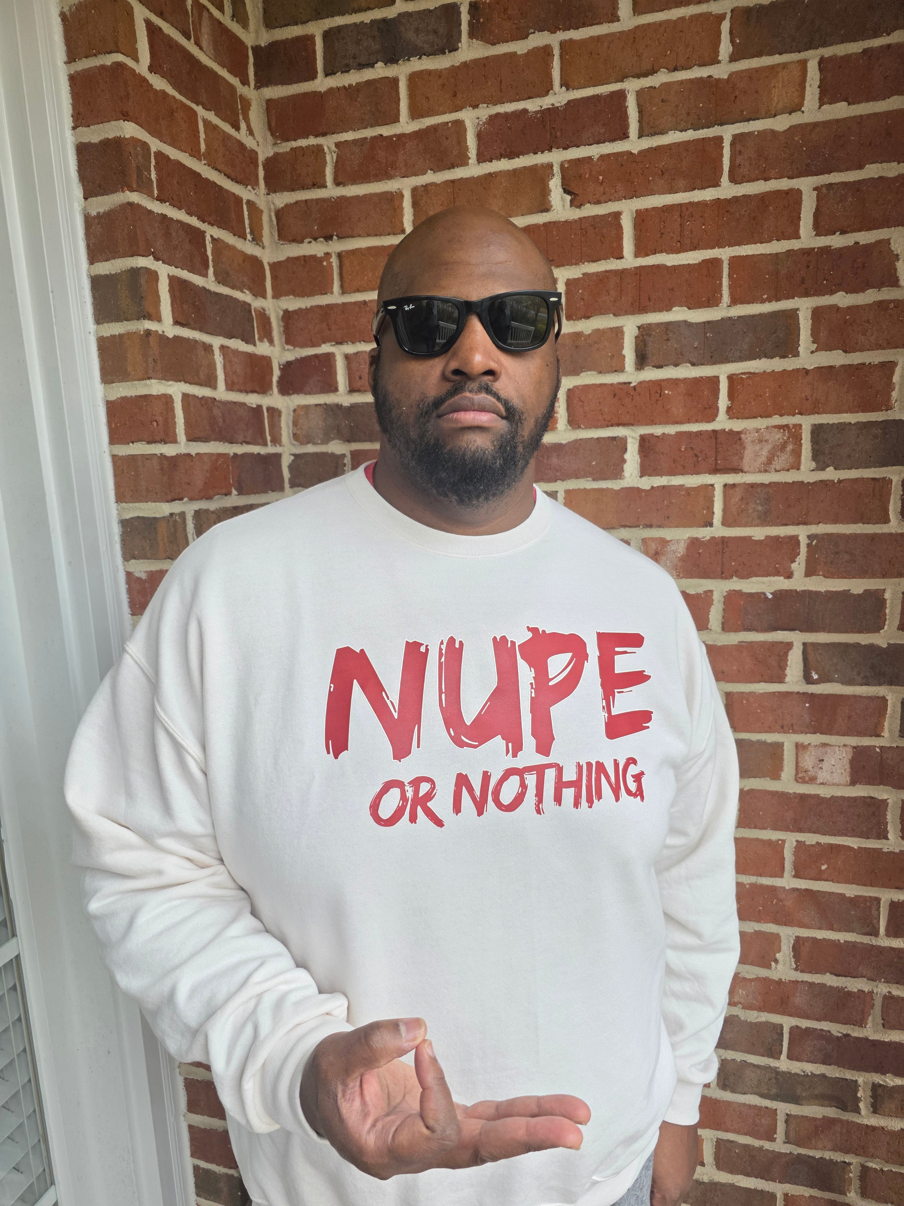 Kappa Alpha Psi Cream Nupe or Nothing Crewneck Sweatshirt
