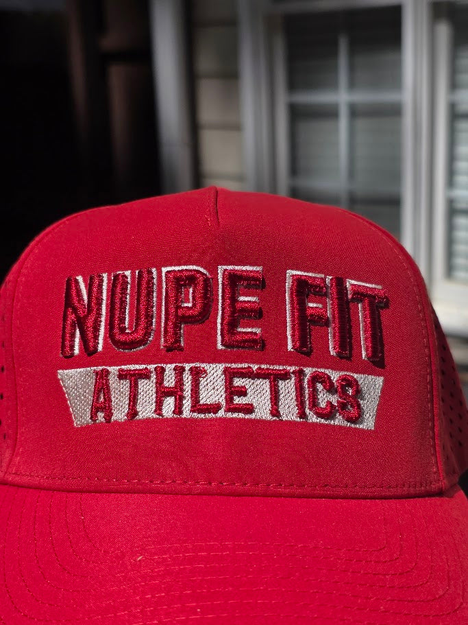Kappa Alpha Psi Red Nupe Fit Athletics Performance Cap | Embroidered Hat