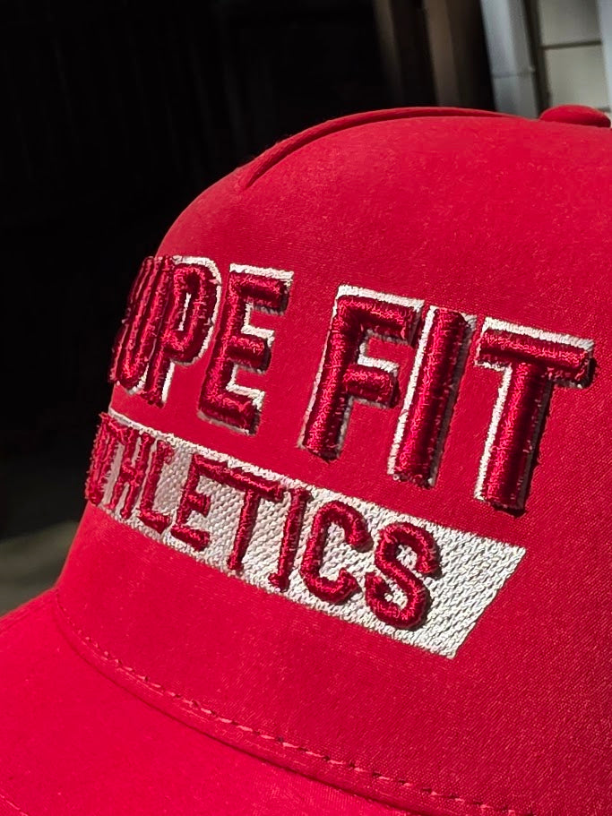 Kappa Alpha Psi Red Nupe Fit Athletics Performance Cap | Embroidered Hat