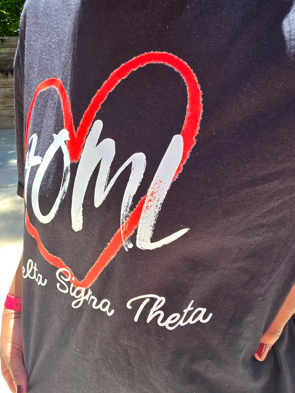 Delta Sigma Theta AOML Black Shirt