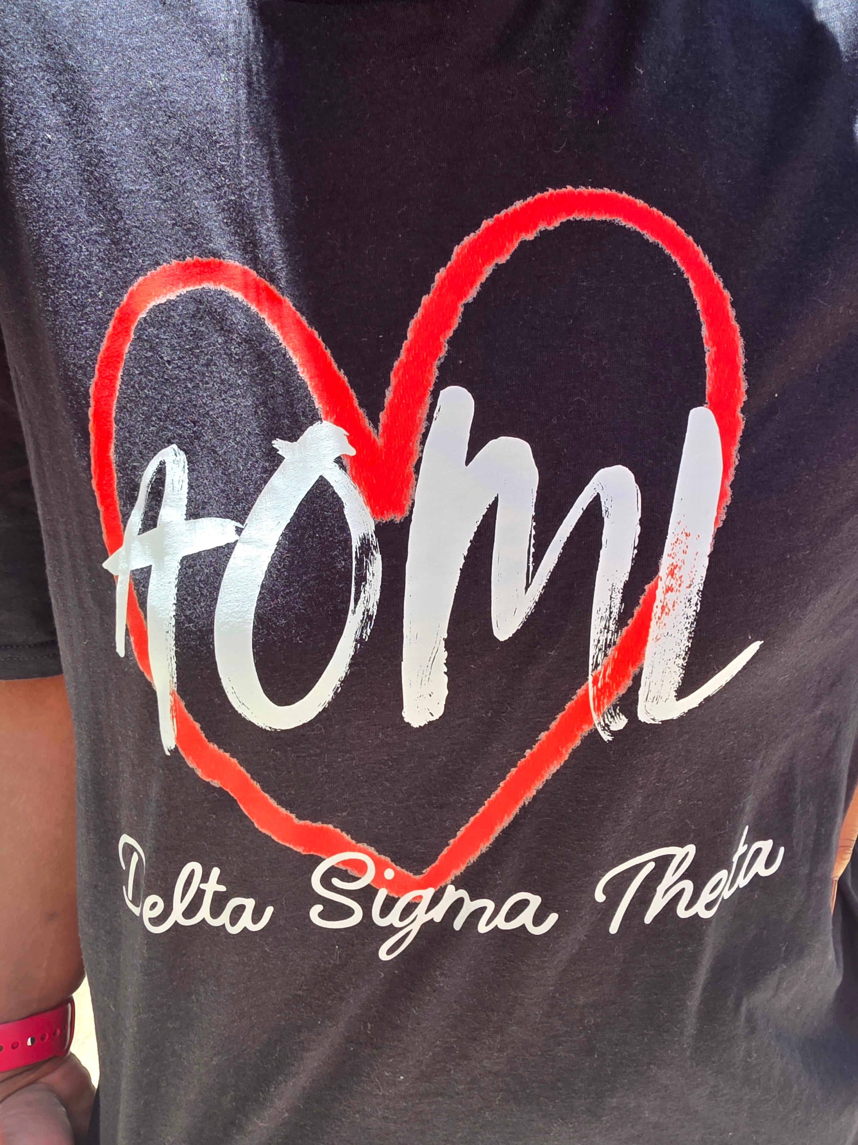 Delta Sigma Theta AOML Black Shirt