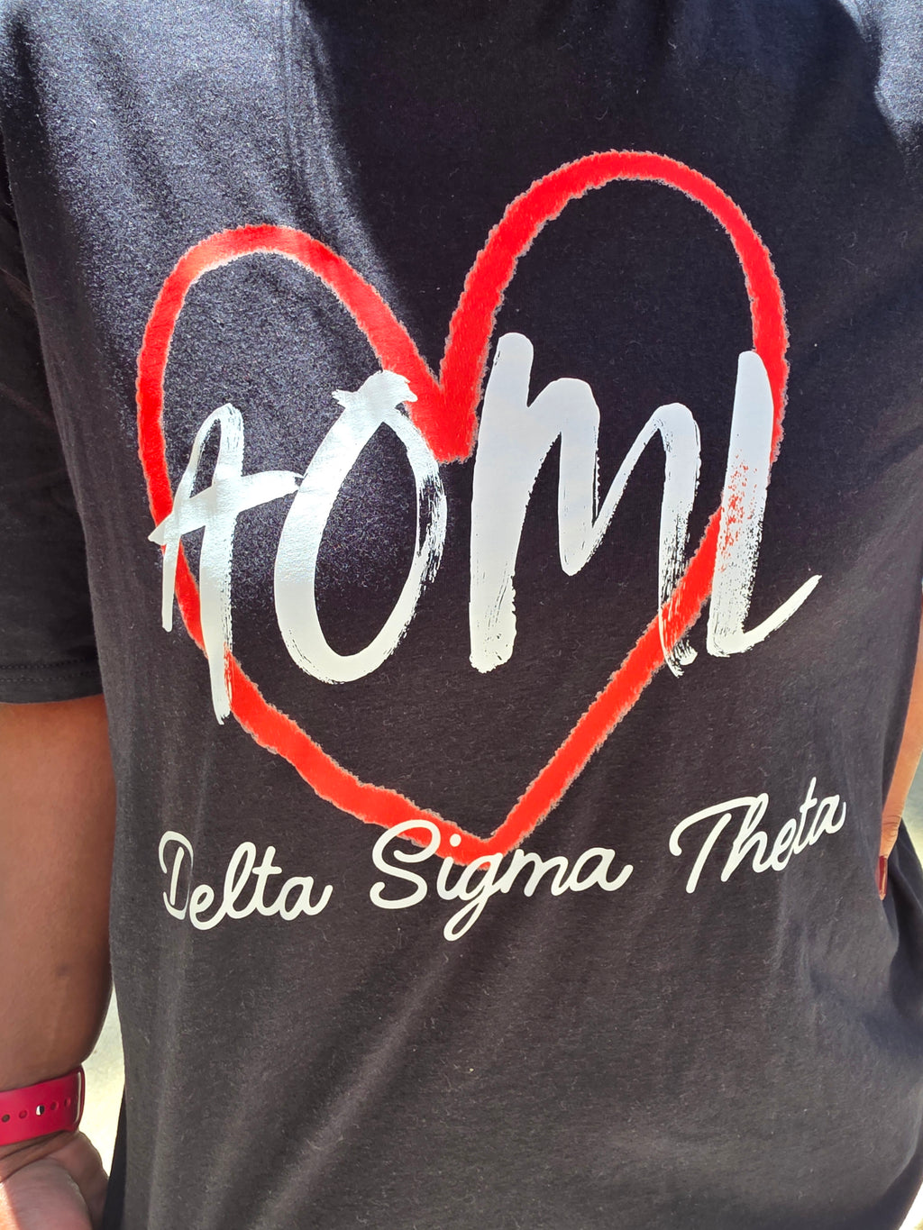 Delta Sigma Theta AOML Black Shirt
