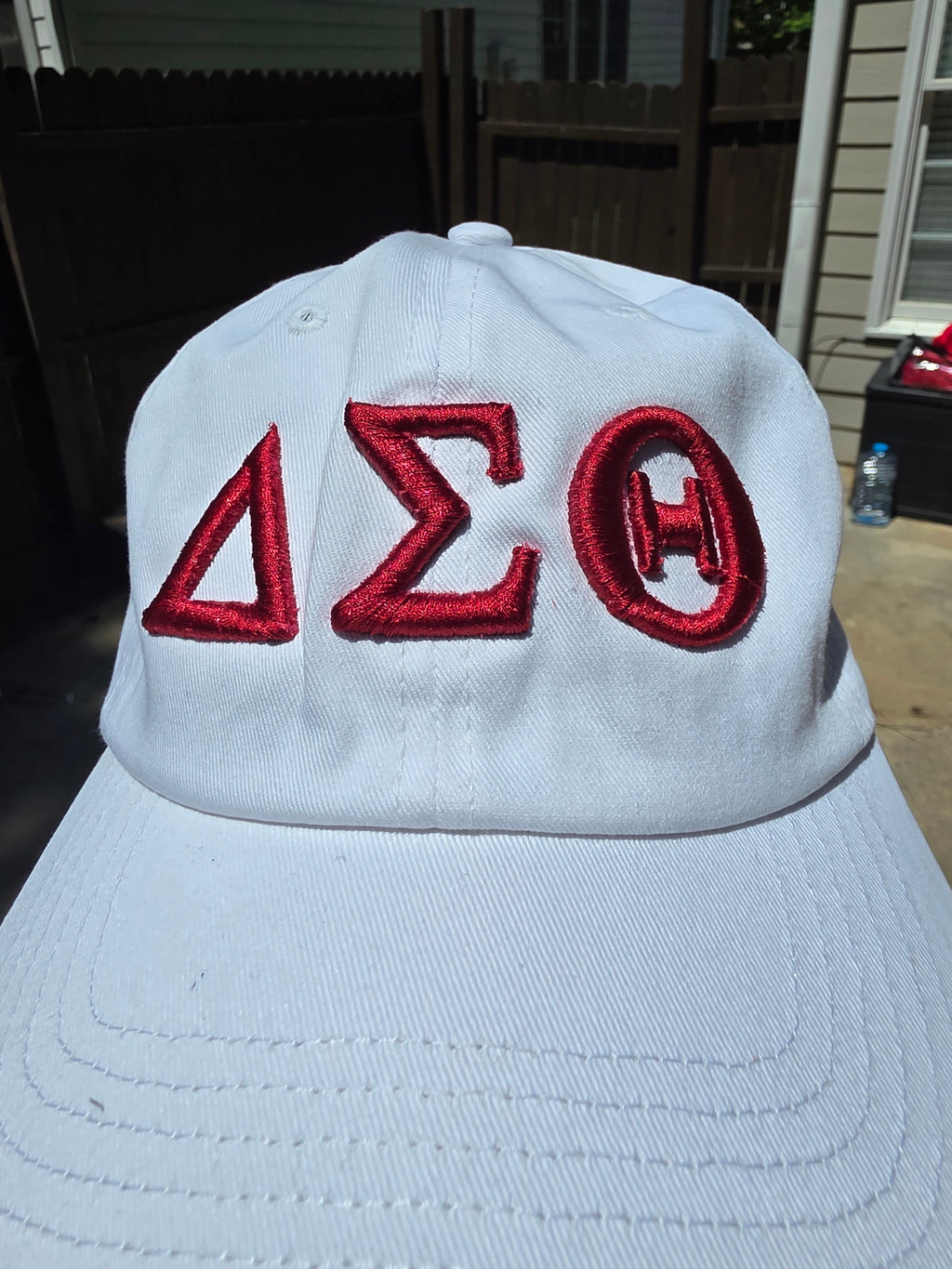 Delta Sigma Theta Embroidered Dad Cap