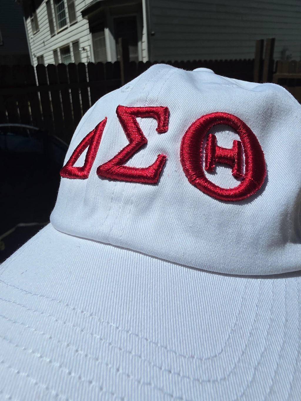 Delta Sigma Theta Embroidered Dad Cap