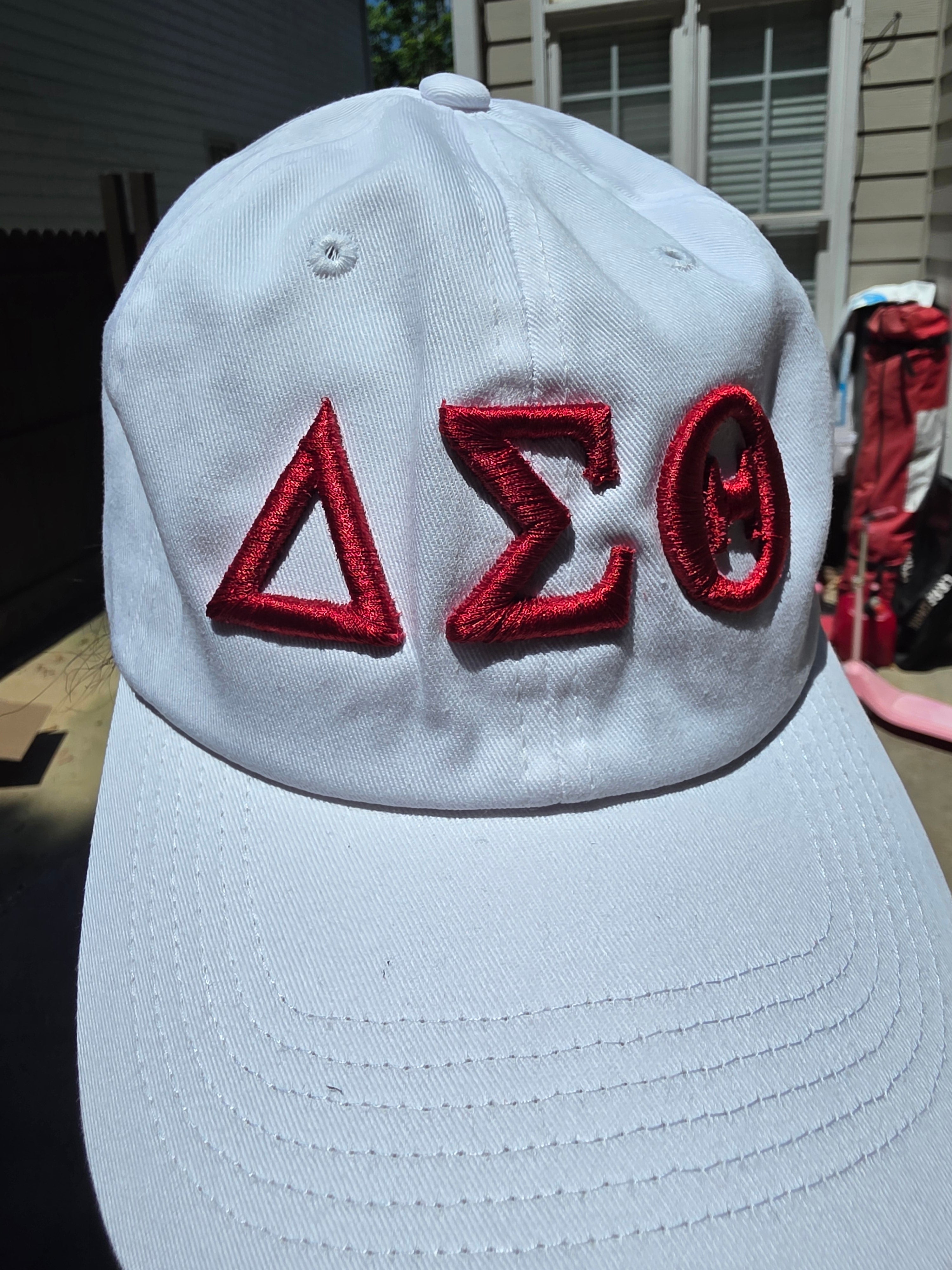 Delta Sigma Theta Embroidered Dad Cap