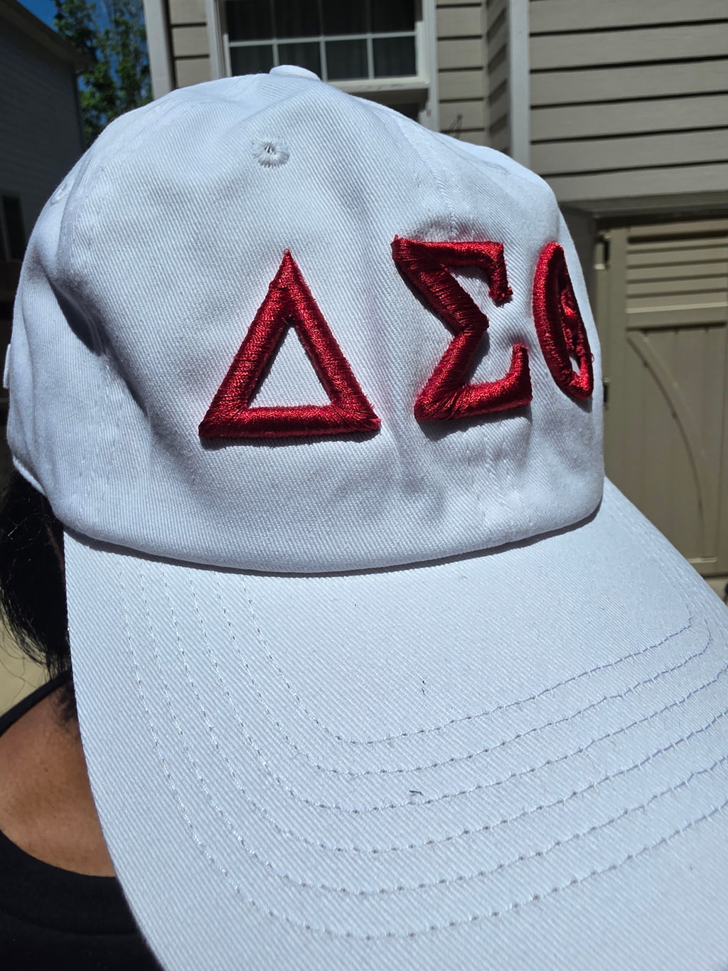 Delta Sigma Theta Embroidered Dad Cap