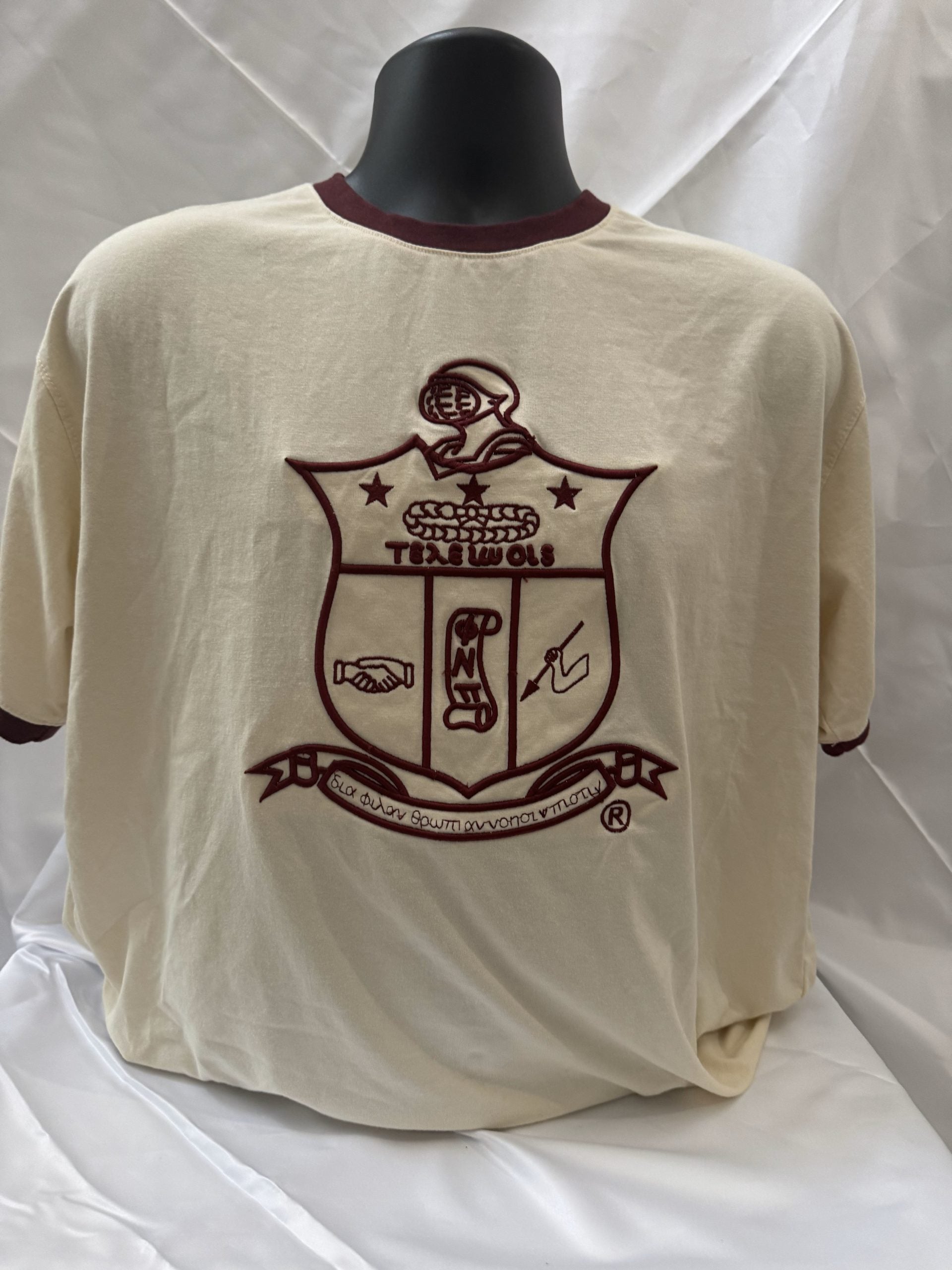Kappa Alpha Psi Coat of Arms Ringer Tee image 0