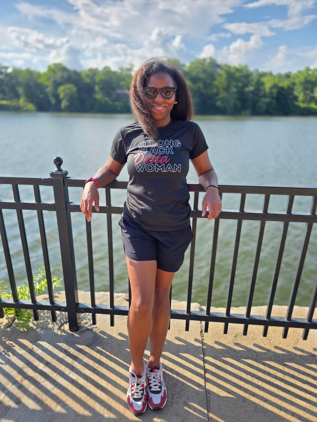 Strong Black Moisture Wicking Tee - Delta Dri Fit