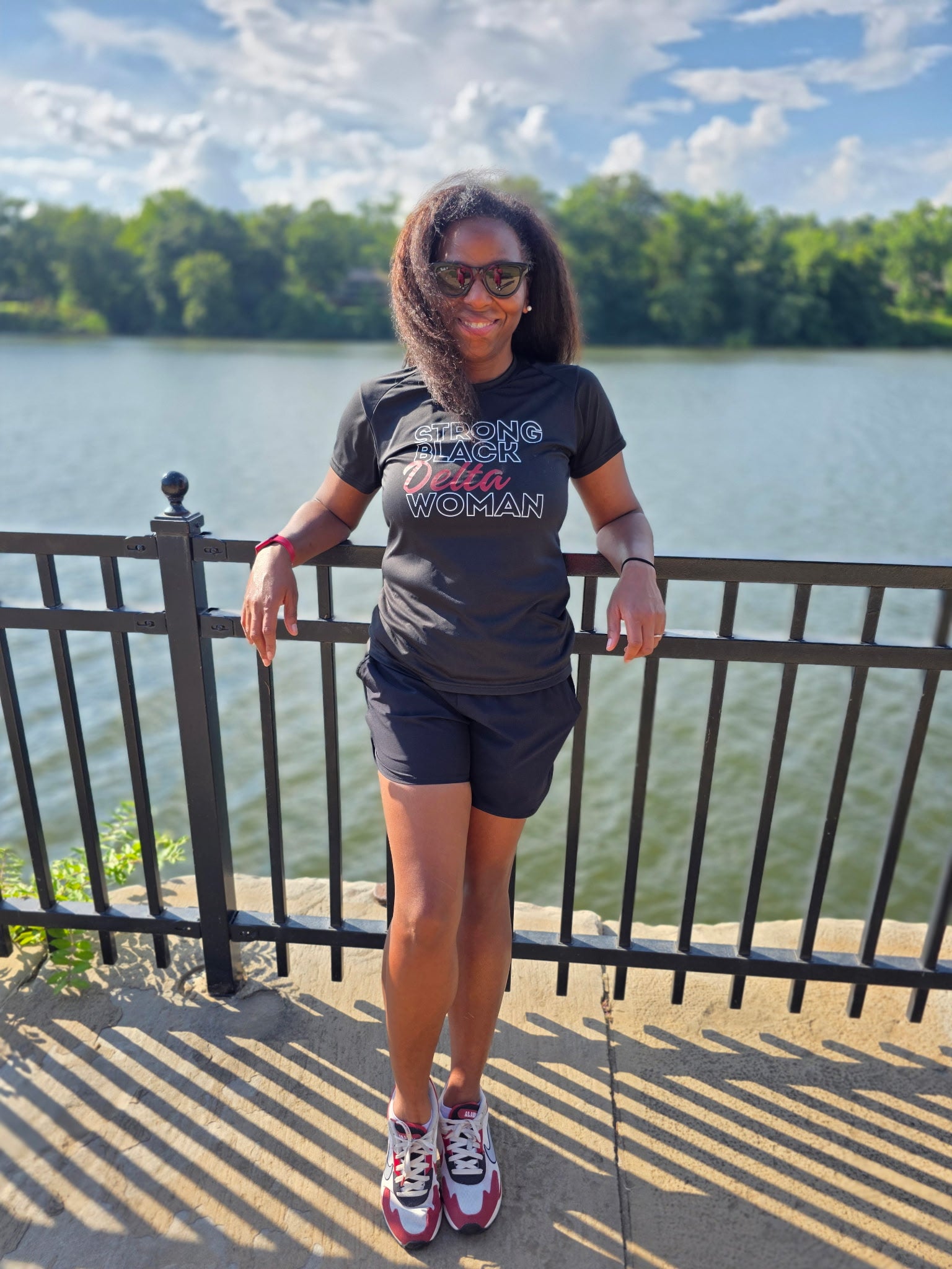 Strong Black Moisture Wicking Tee - Delta Dri Fit