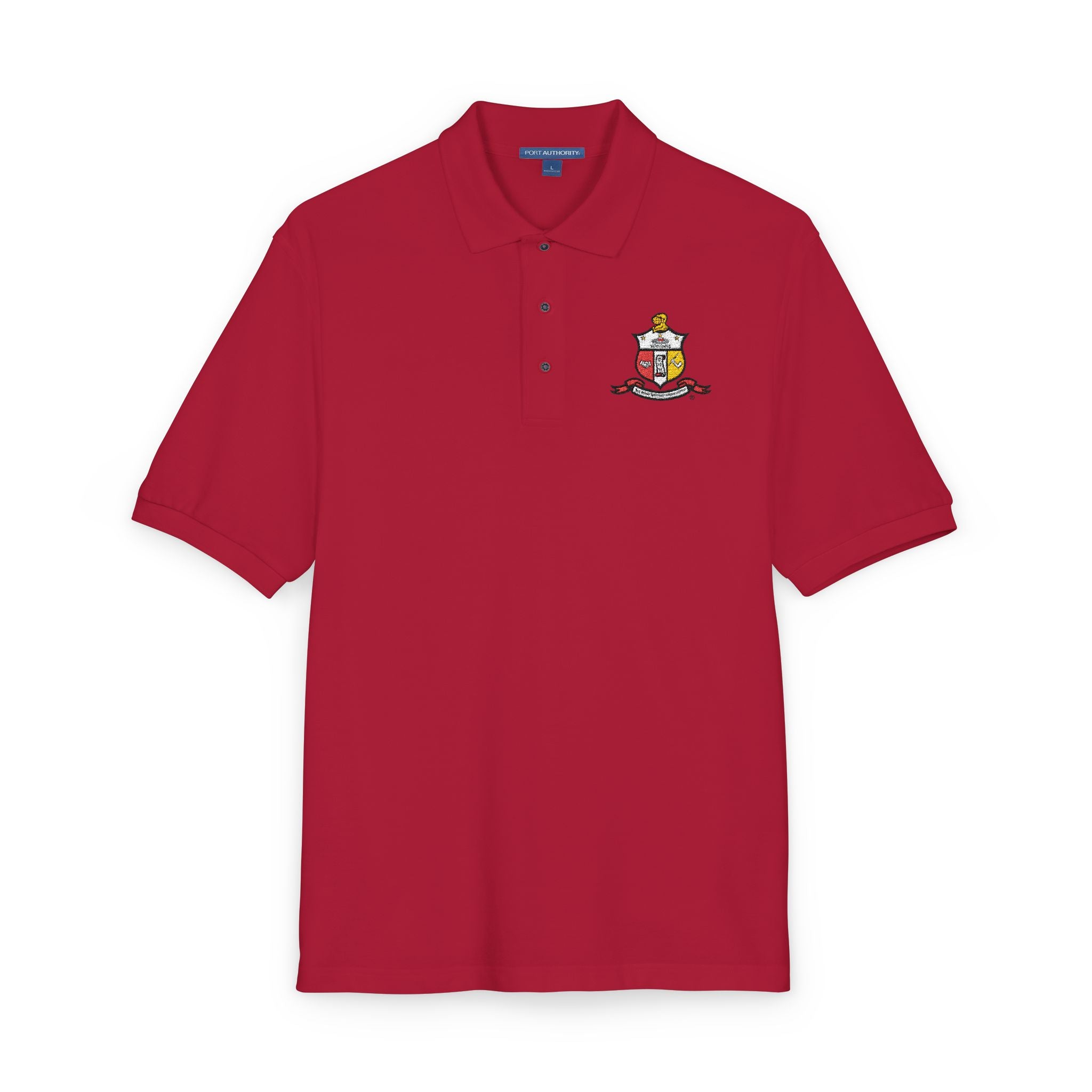 Kappa Alpha Psi Coat of Arms Embroidered Polo Shirt