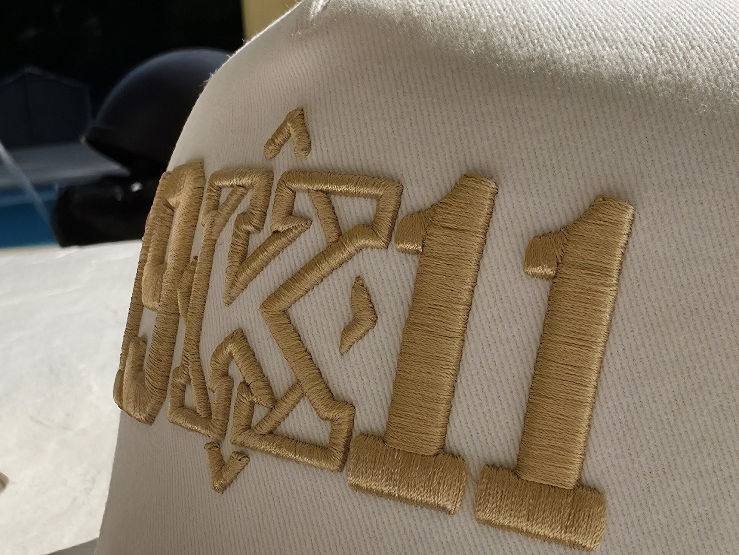 Kappa Alpha Psi 1911 3D Embroidered Cream/Wheat Hat image 2