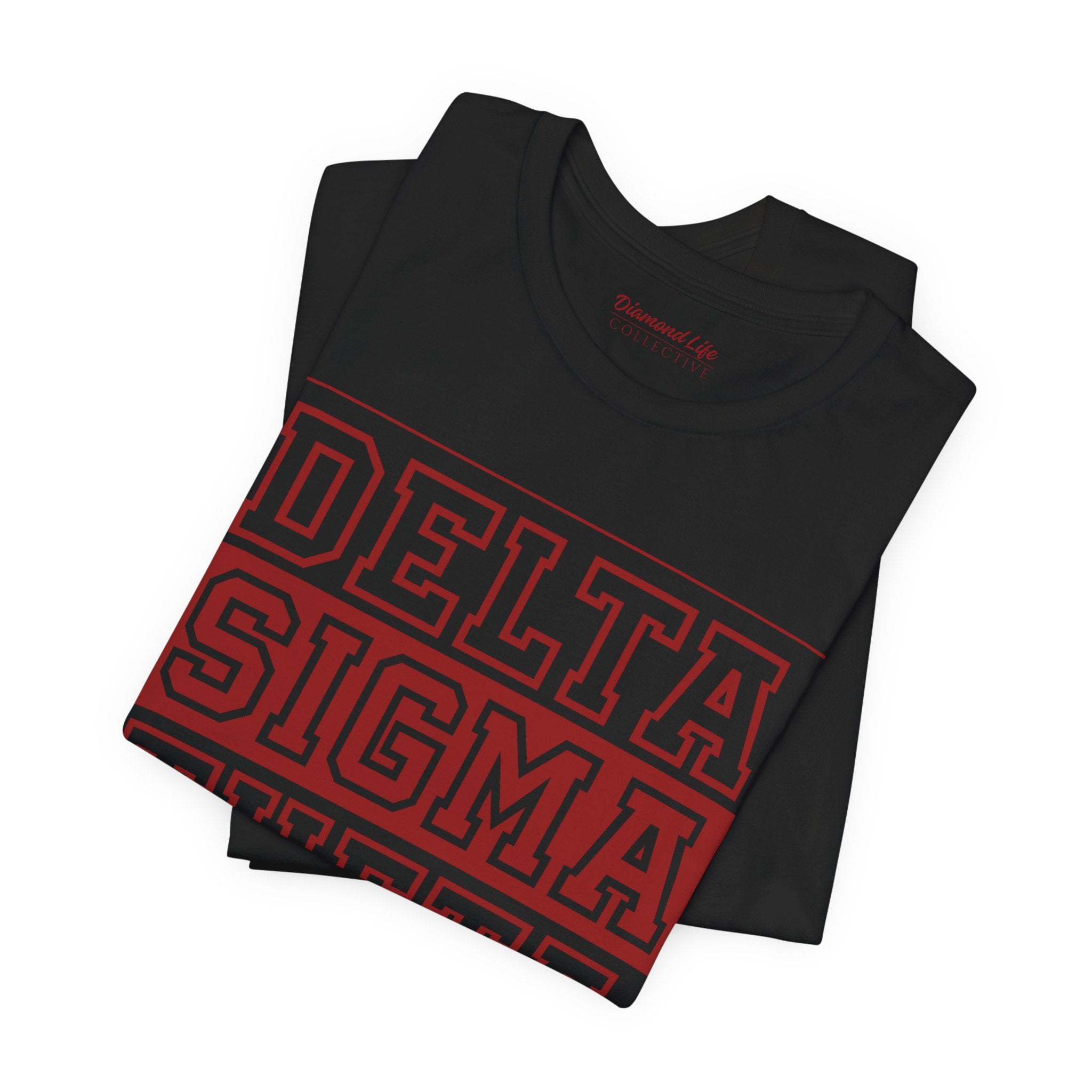 Delta Sigma Theta Block Tee — Sorority Pride Short Sleeve Shirt