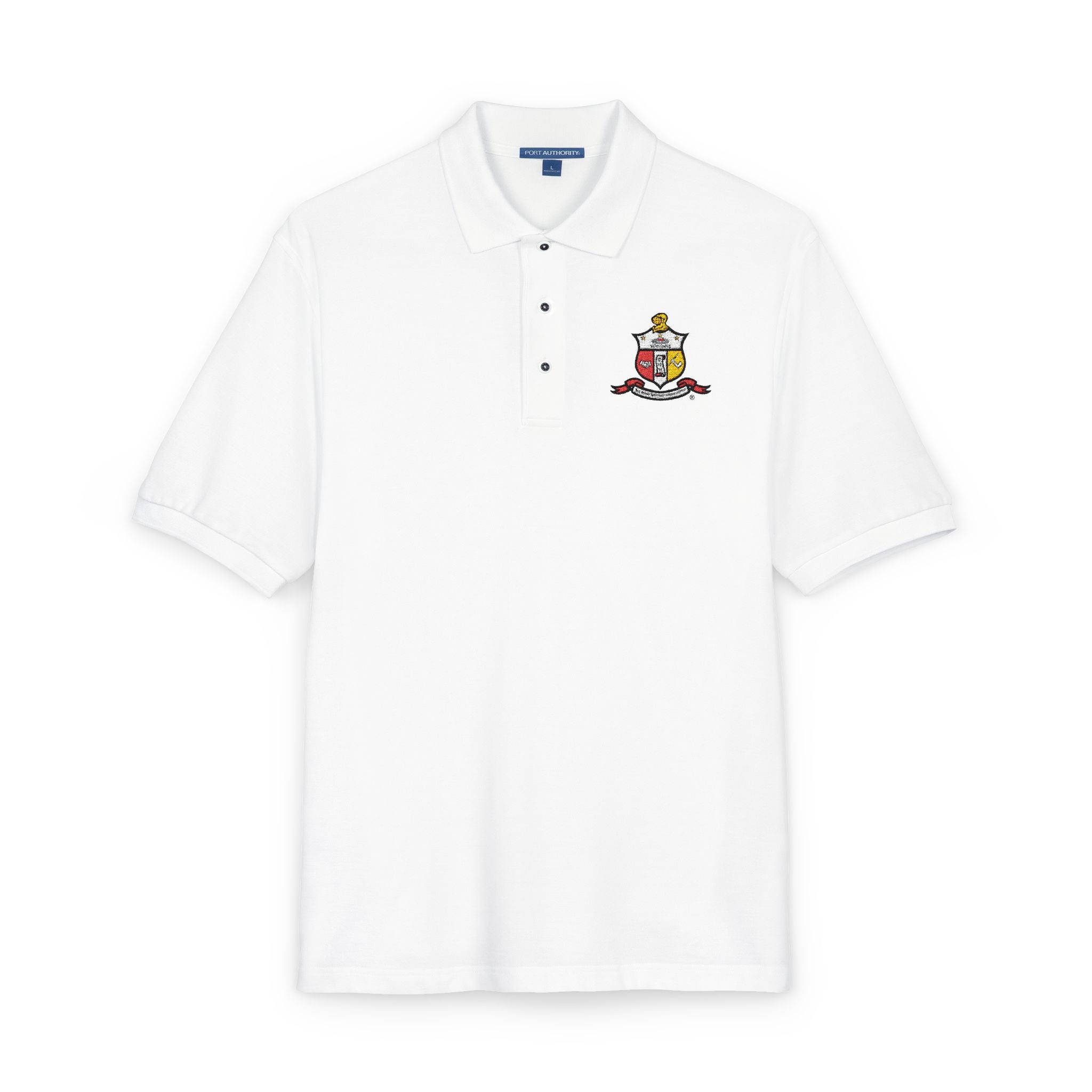 Kappa Alpha Psi Coat of Arms Embroidered Polo Shirt