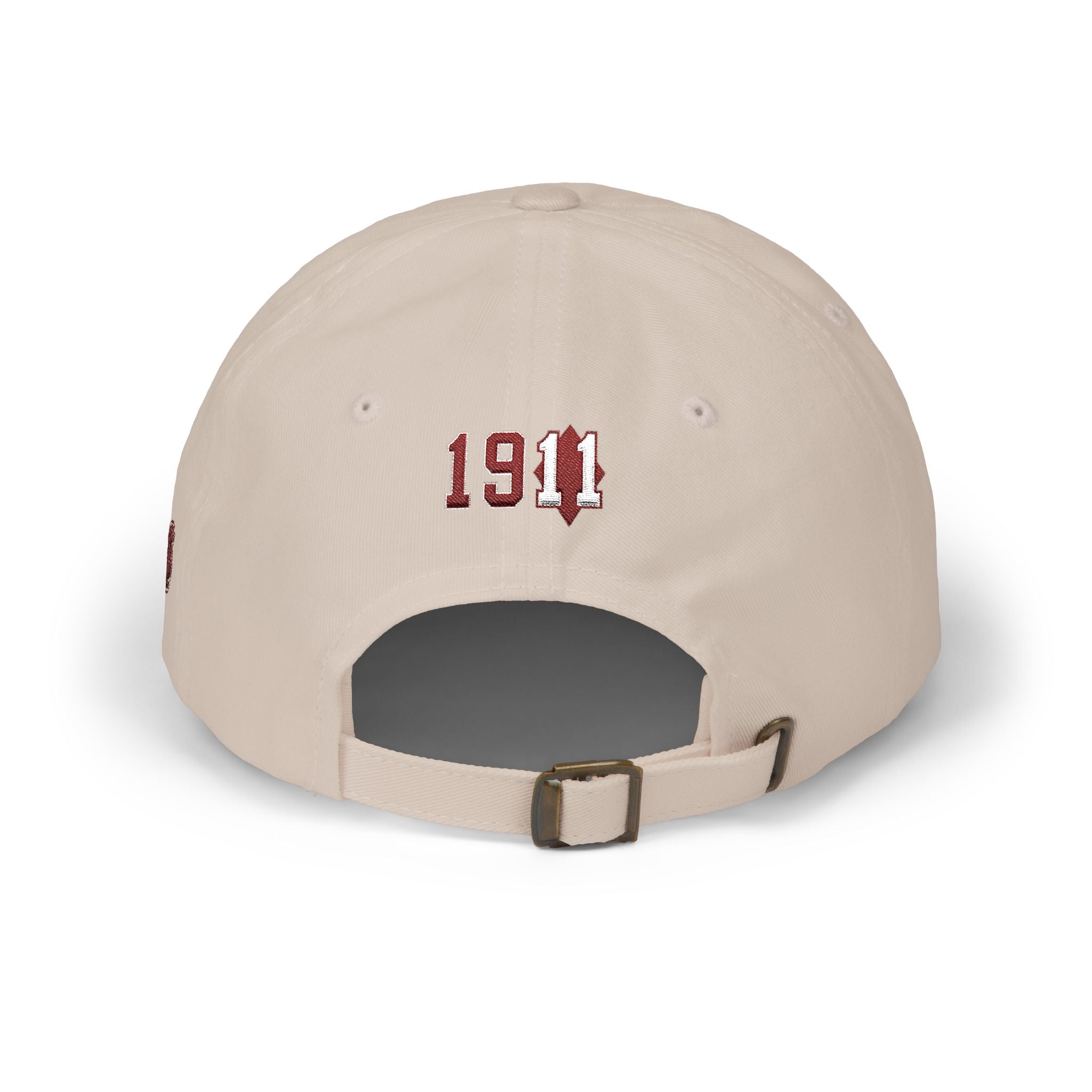 Krimson & Kream On The Green Dad Cap | Golf Flag Embroidered Hat