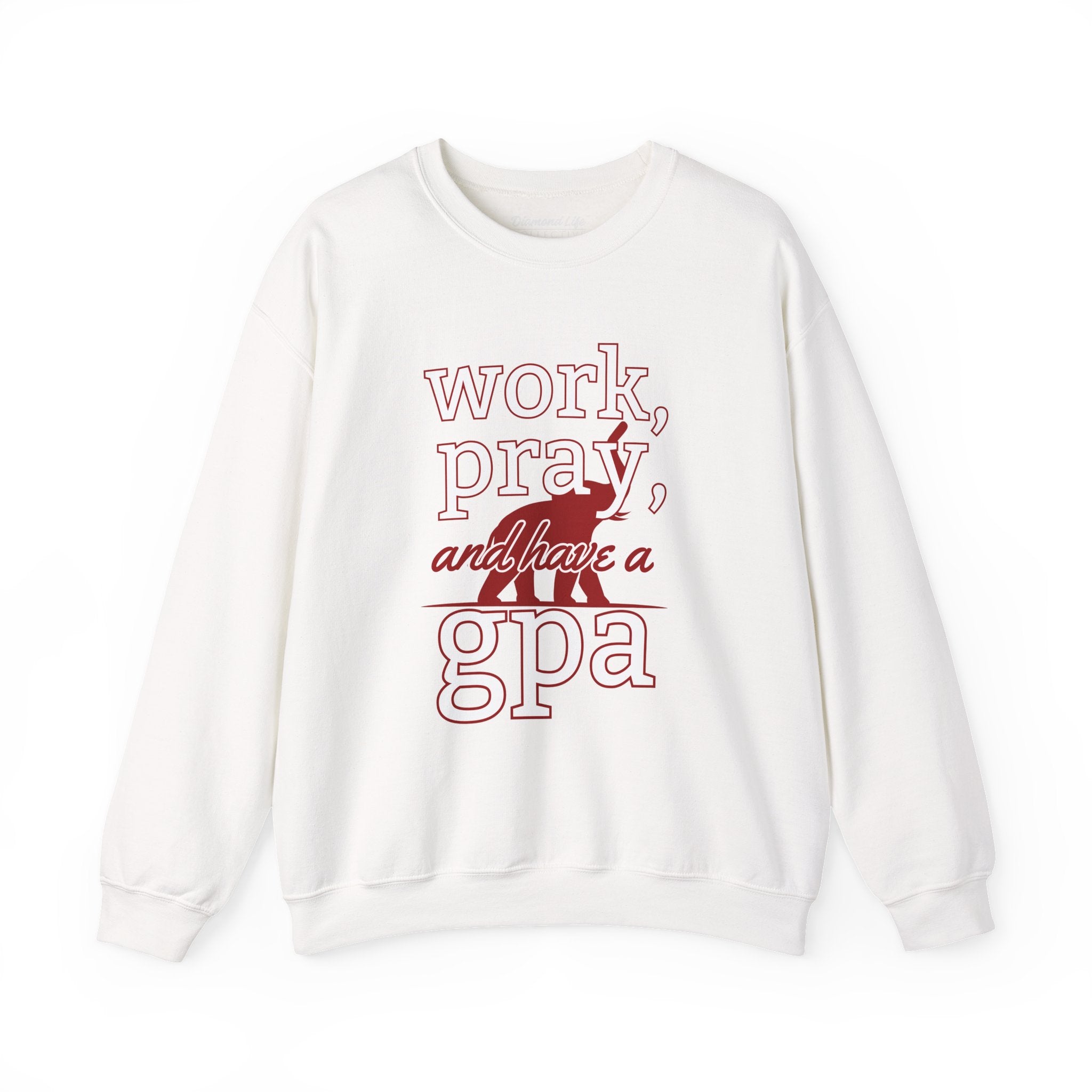Delta Sigma Theta "Work Pray GPA" Crewneck Sweatshirt