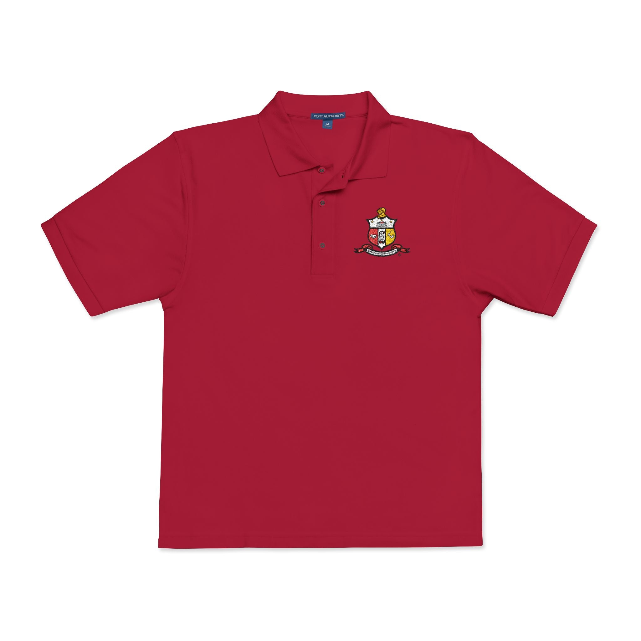 Kappa Alpha Psi Coat of Arms Embroidered Polo Shirt