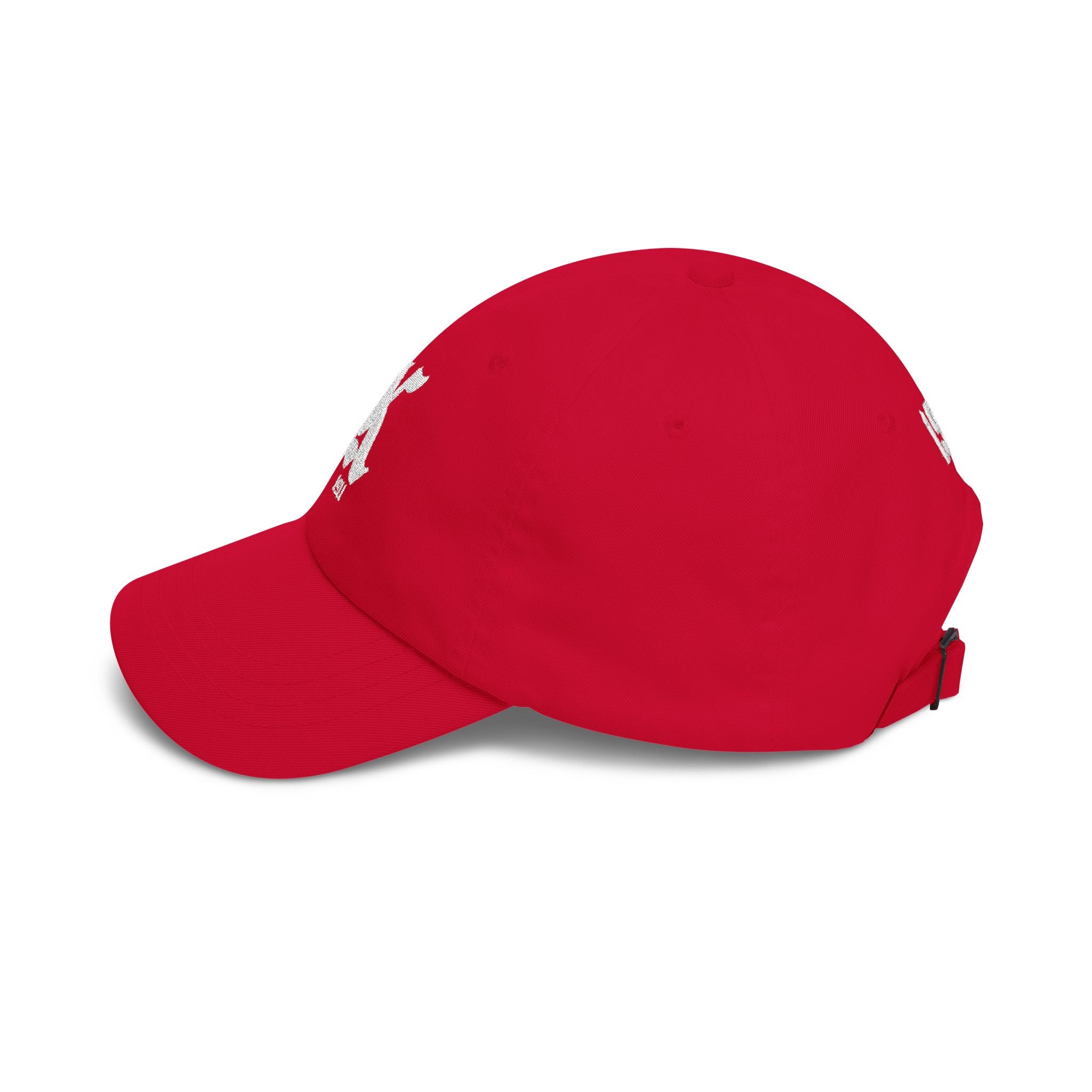 Kappa Alpha Psi Crimson Ole English Monogram Embroidered Dad Cap