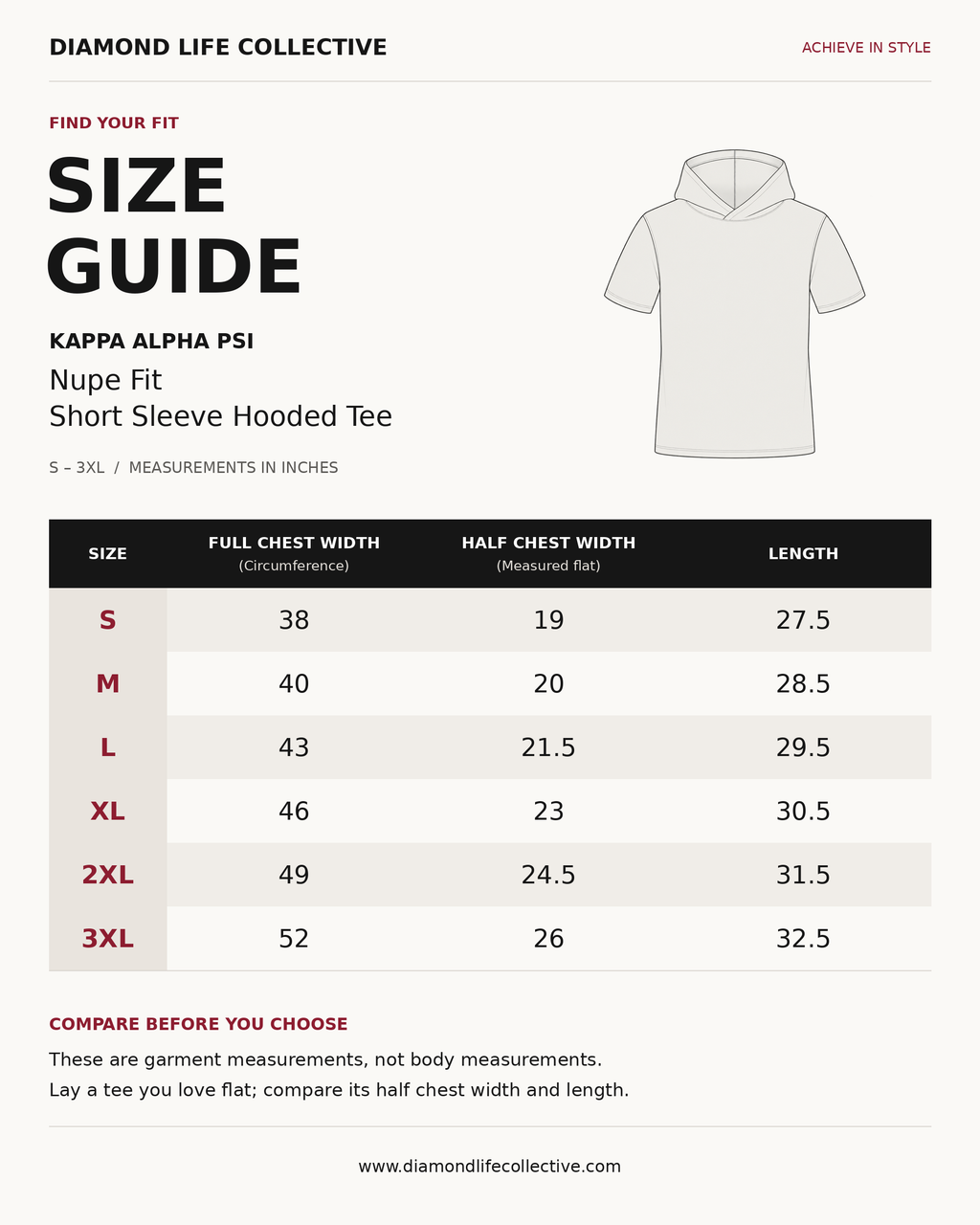 Nupe Fit Short Sleeve Hooded Tee