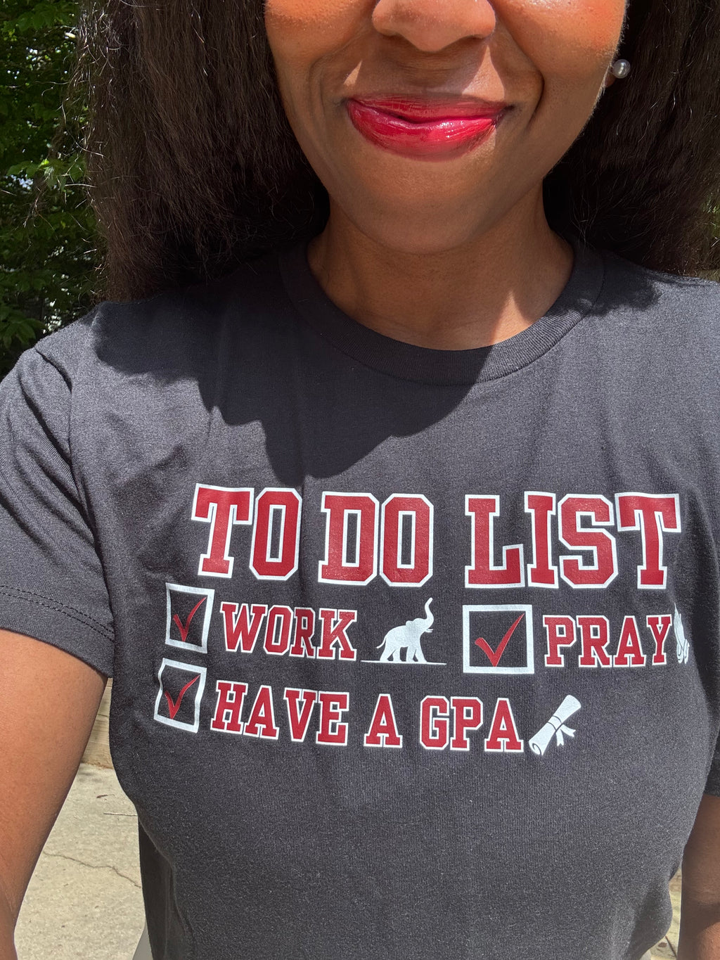 To-Do List Work Pray GPA Shirt
