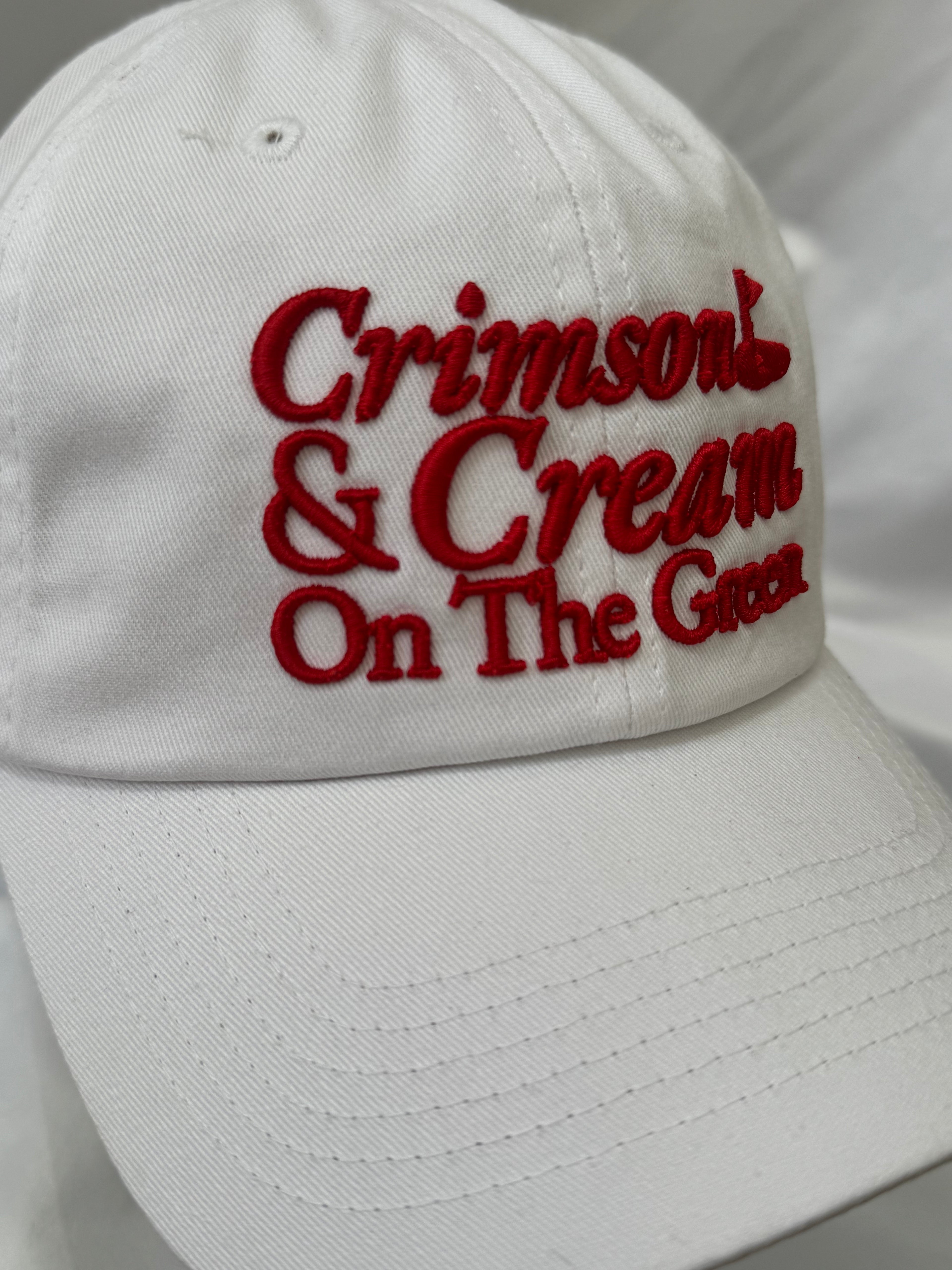 Crimson and Cream on The Green Hat