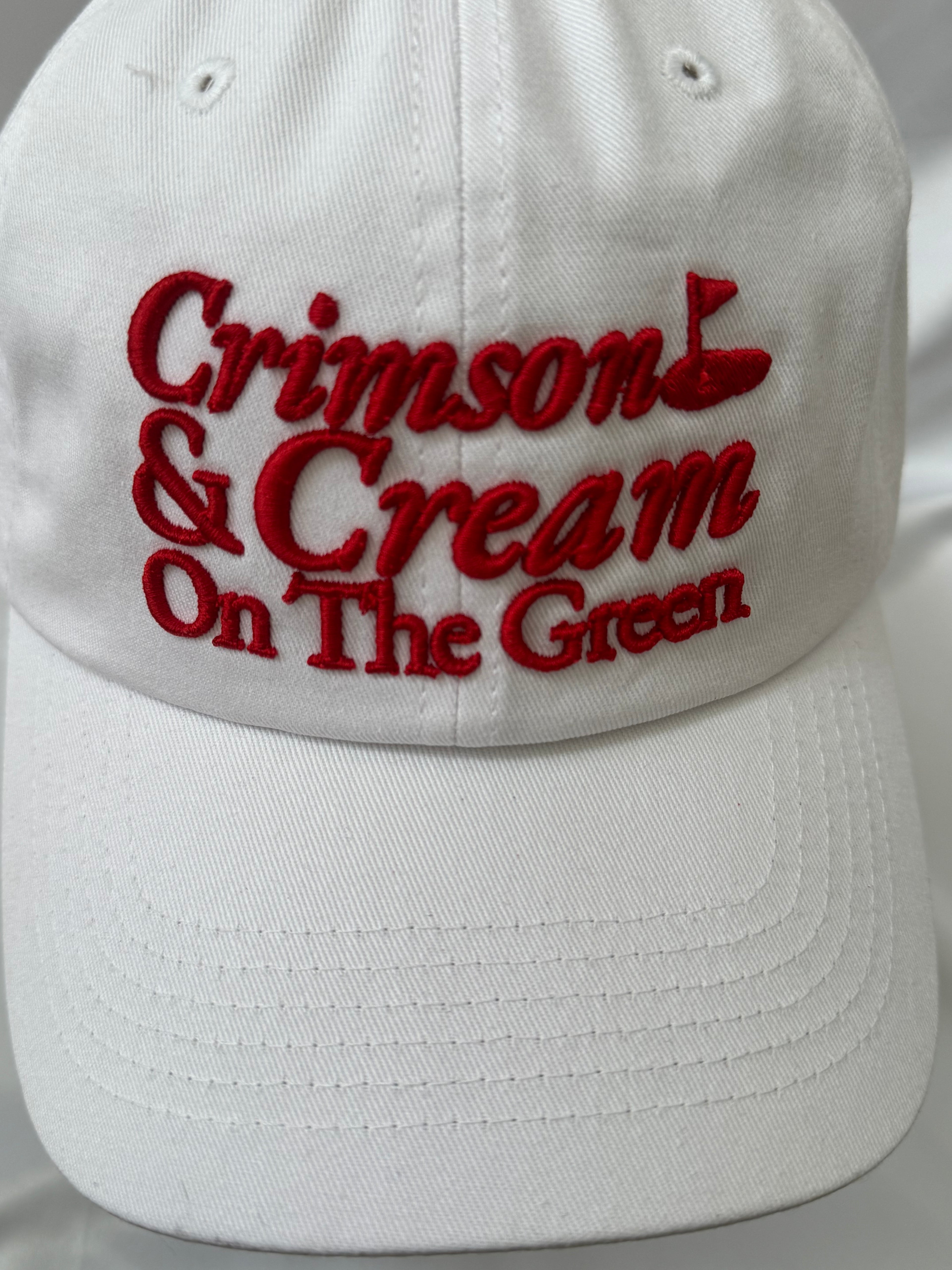 Crimson and Cream on The Green Hat