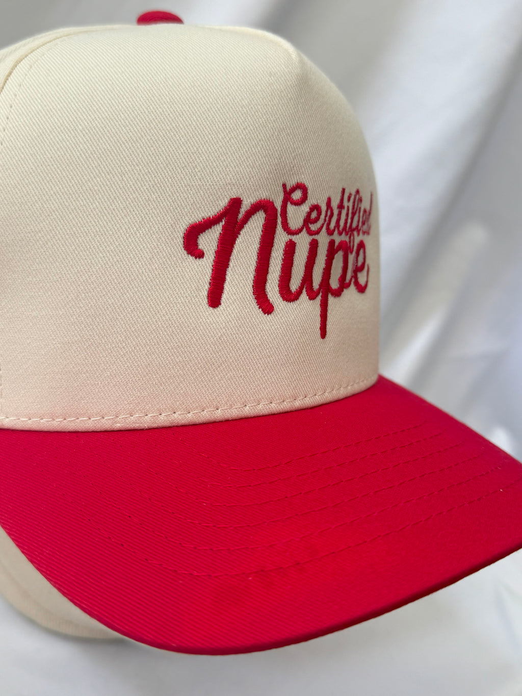 Certified Nupe Embroidered Two Tone Hat