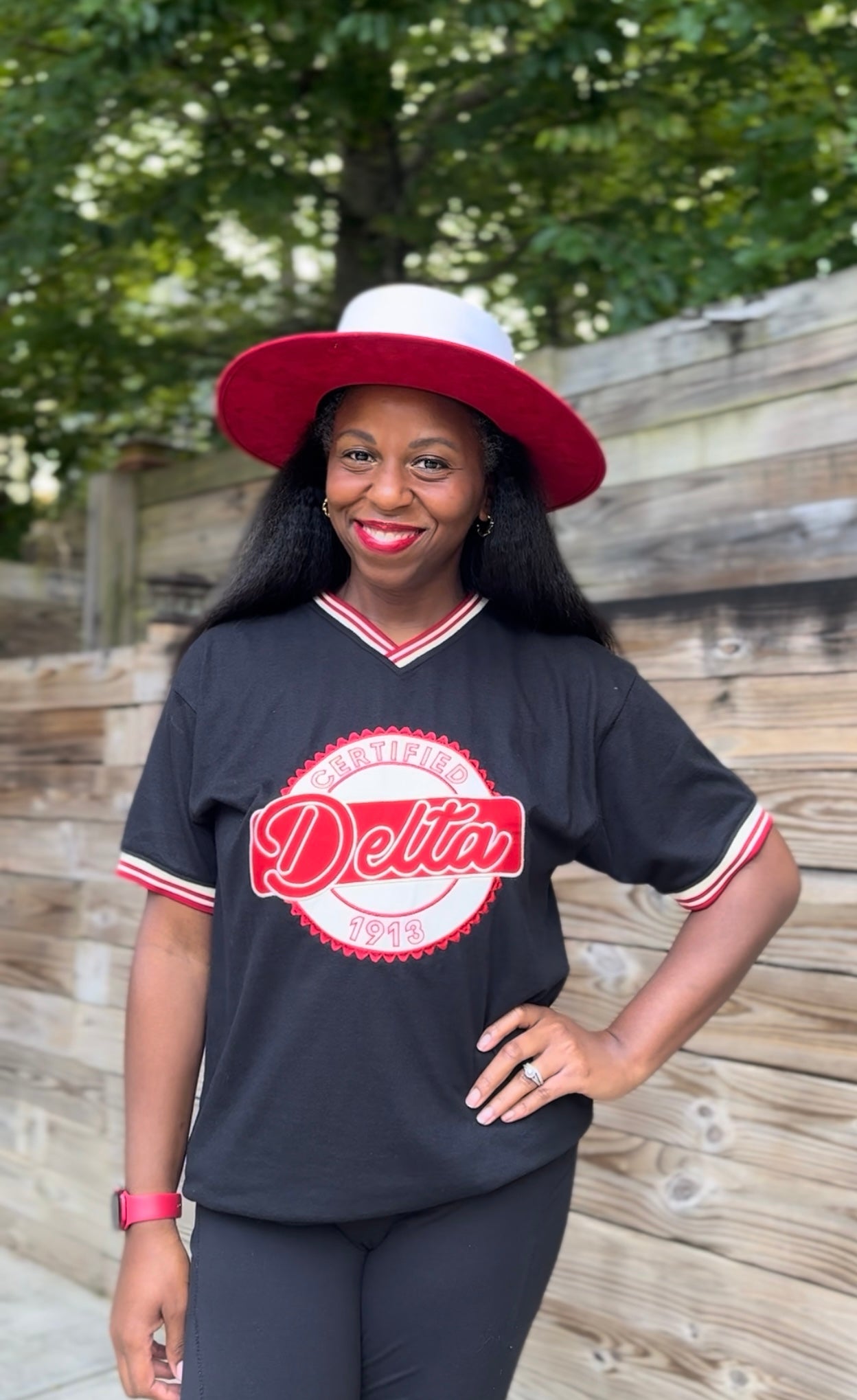 Delta Sigma Theta Certified Delta V-Neck Jersey