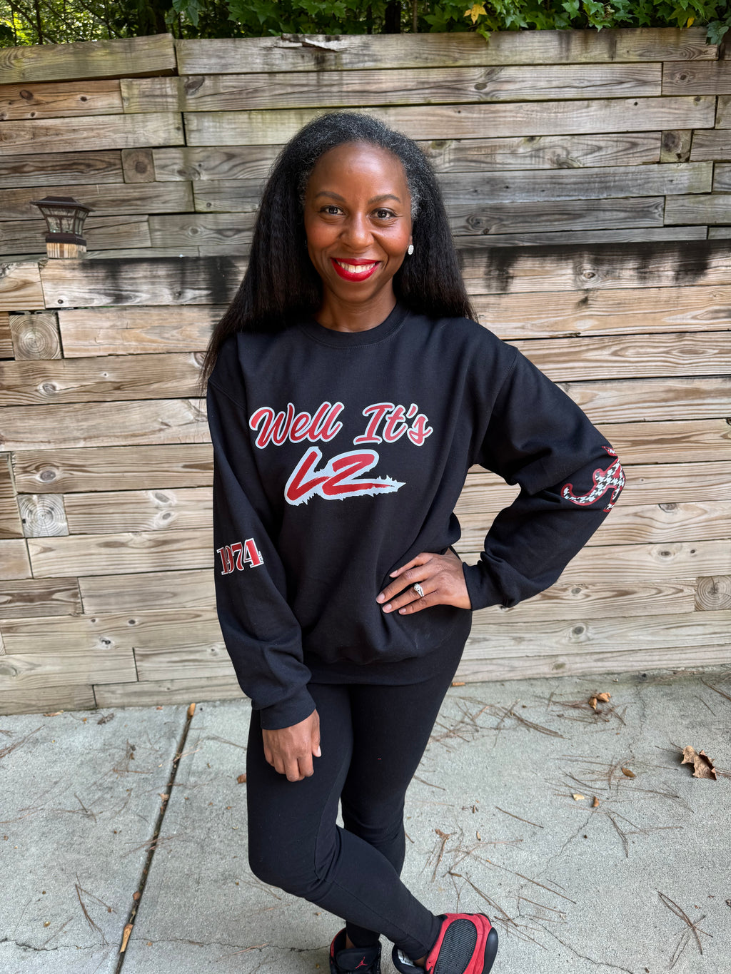 Well It's LZ Screen Print Sweatshirt