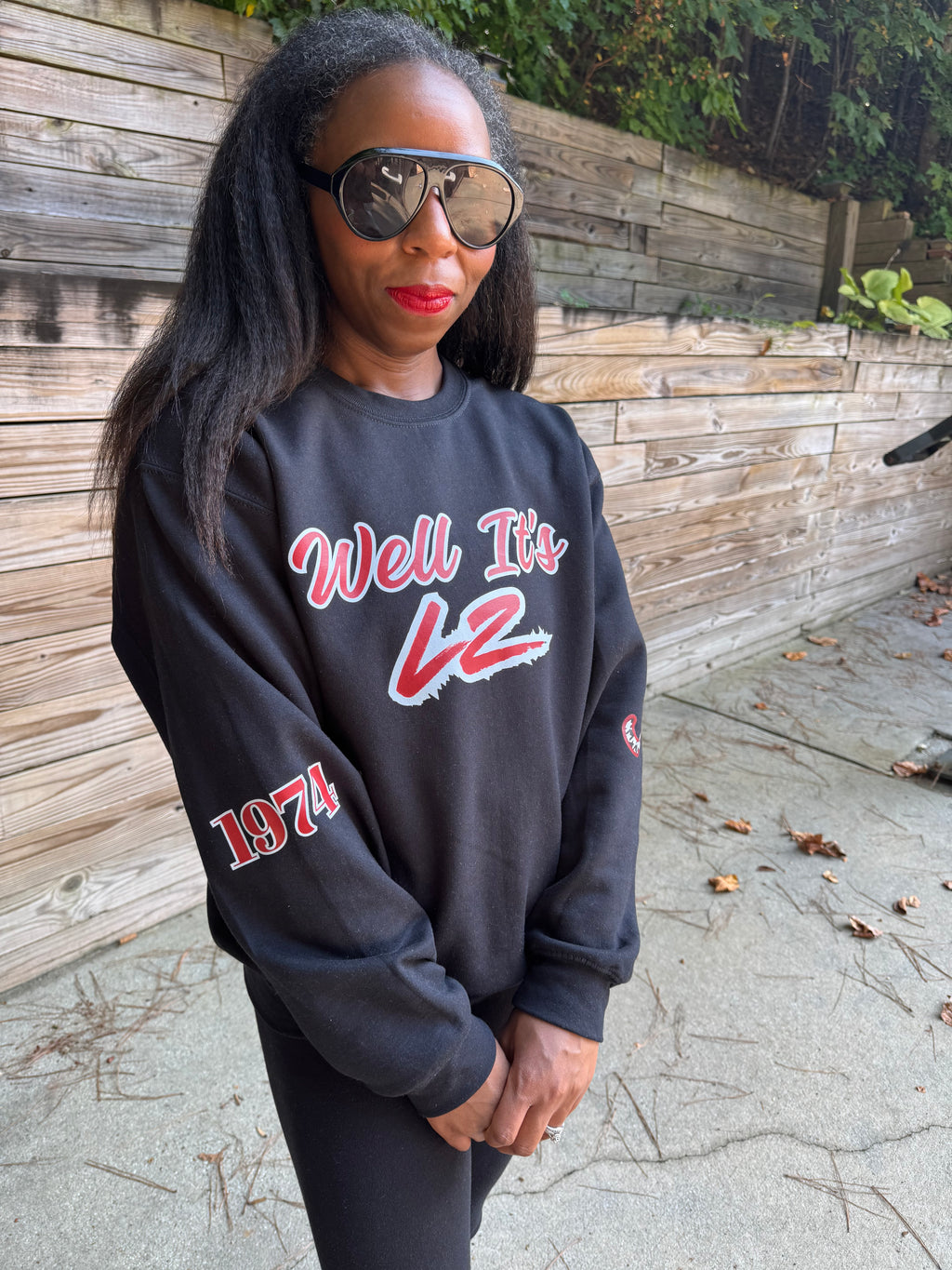 Well It's LZ Screen Print Sweatshirt