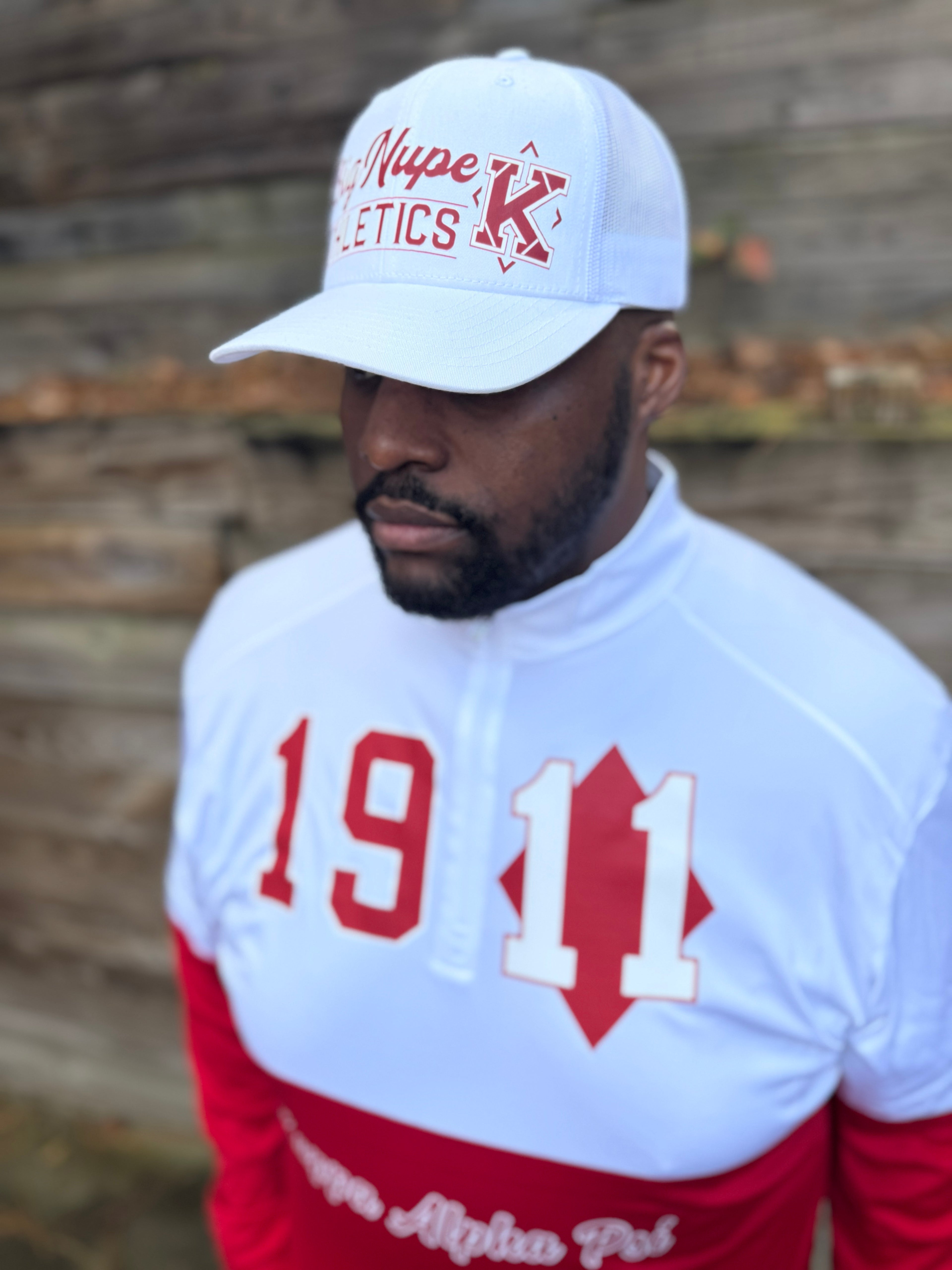 Big Nupe Athletics White Trucker Hat