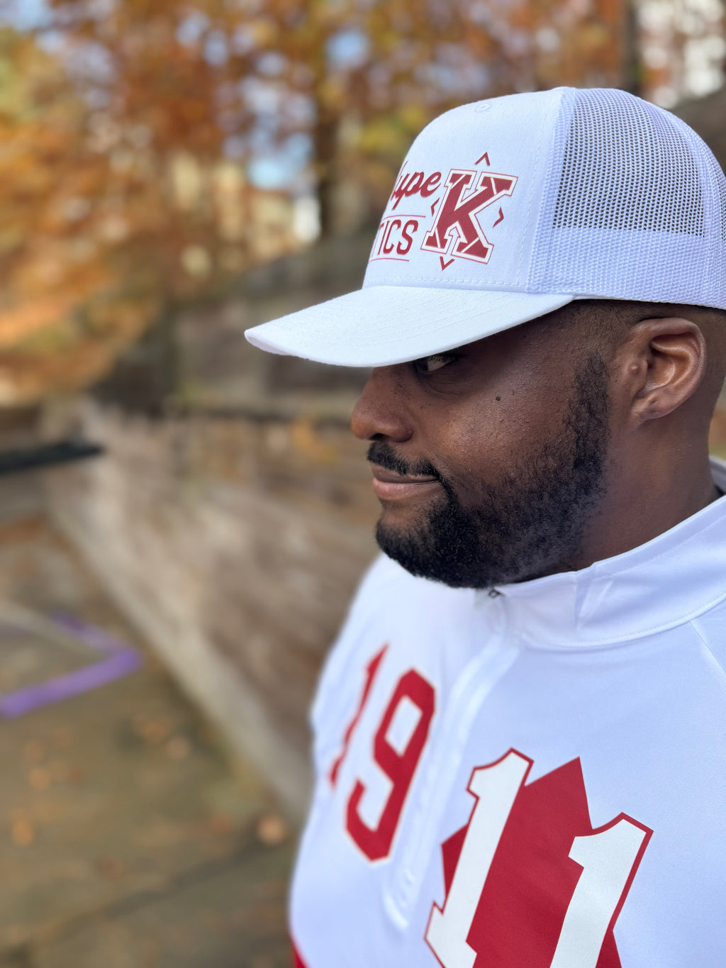 Big Nupe Athletics White Trucker Hat