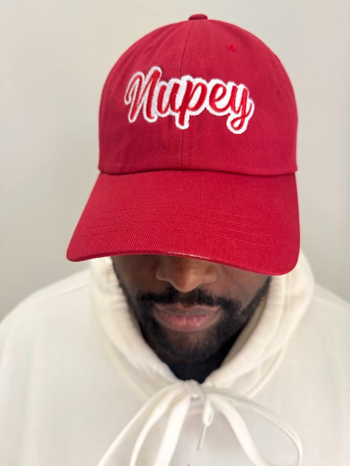 Kappa Alpha Psi Red Nupey Embroidered Dad Cap