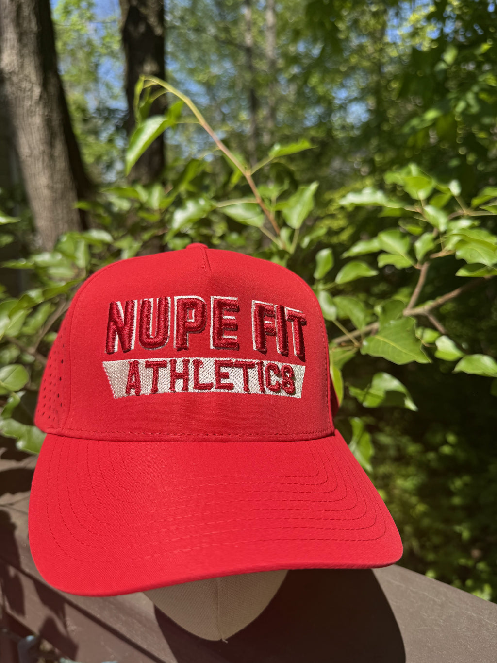 Kappa Alpha Psi Red Nupe Fit Athletics Performance Cap | Embroidered Hat