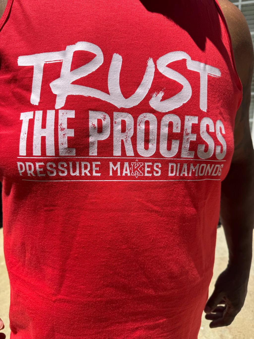 Nupe Fit Trust The Process Cotton Tank Top