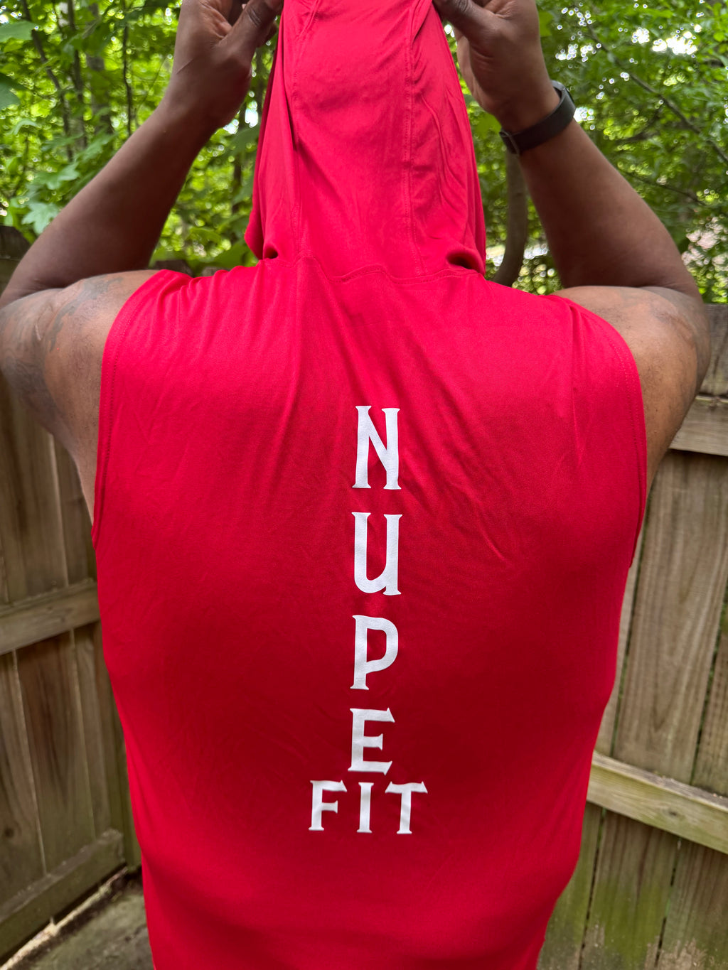 Trust The Process Sleeveless Crimson Dri-fit