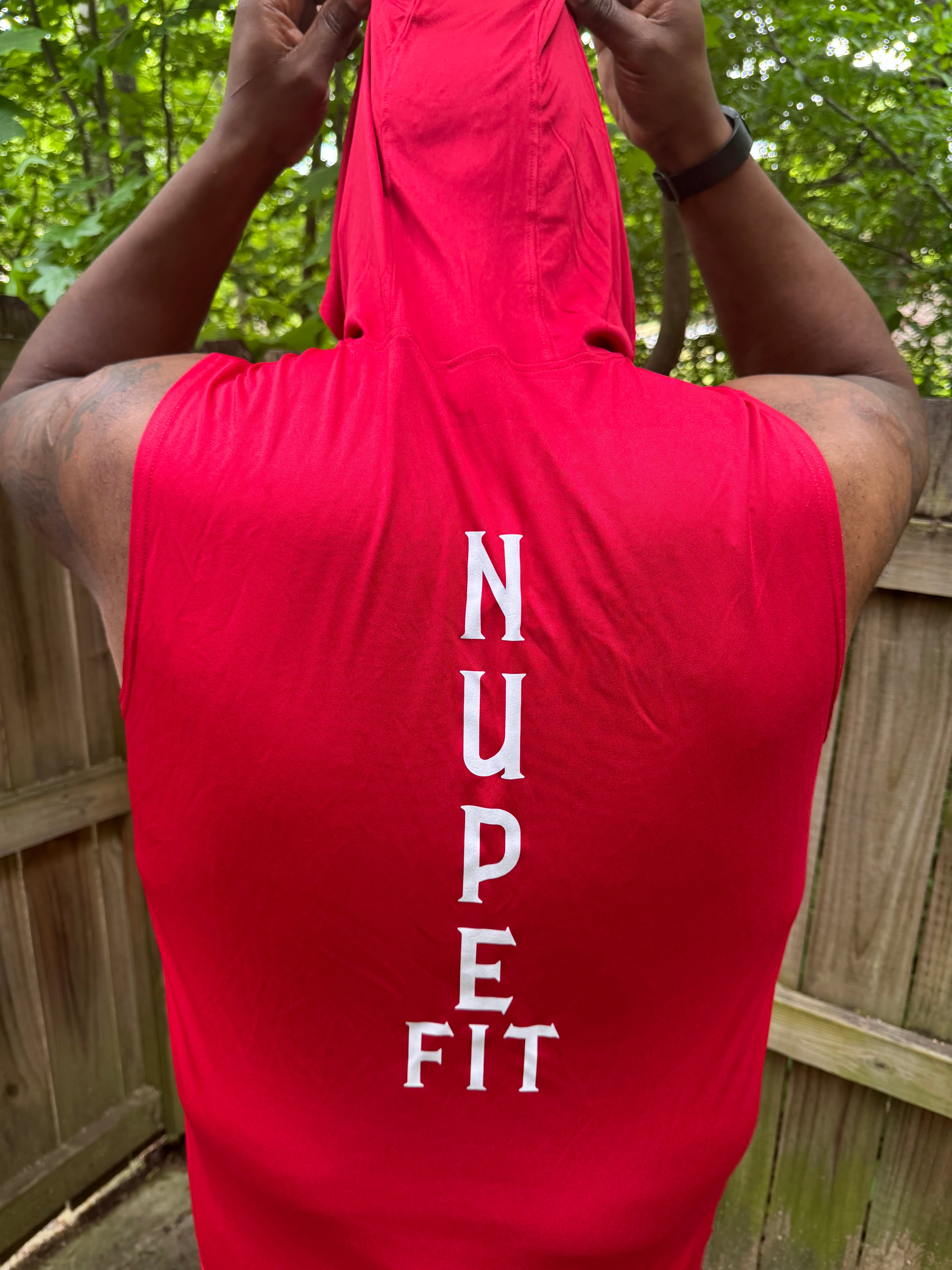 Trust The Process Sleeveless Crimson Dri-fit
