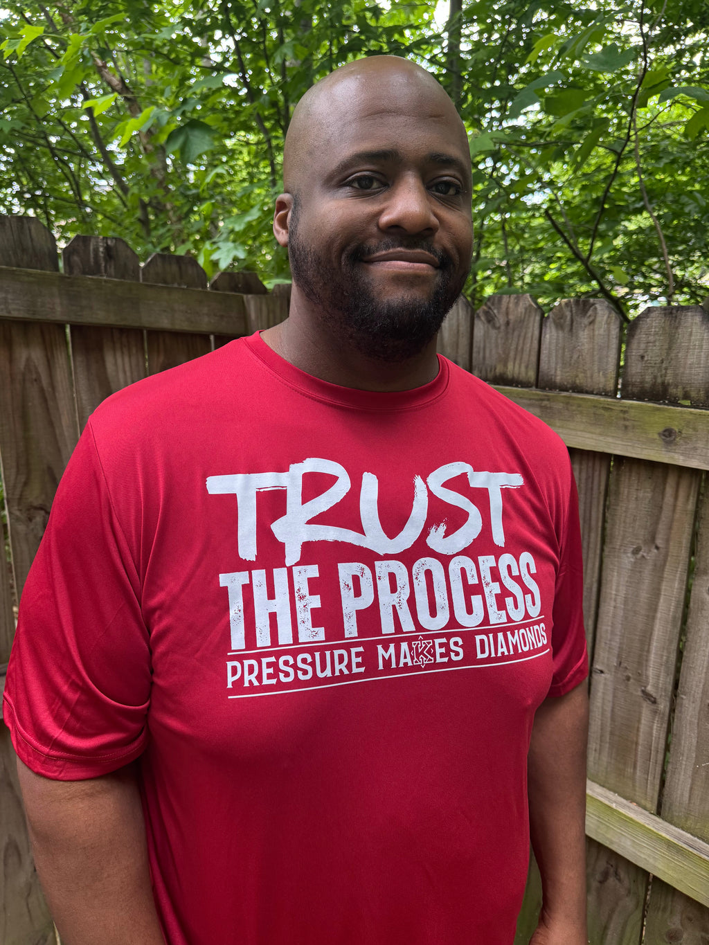 Trust The Process Crimson Dri-fit