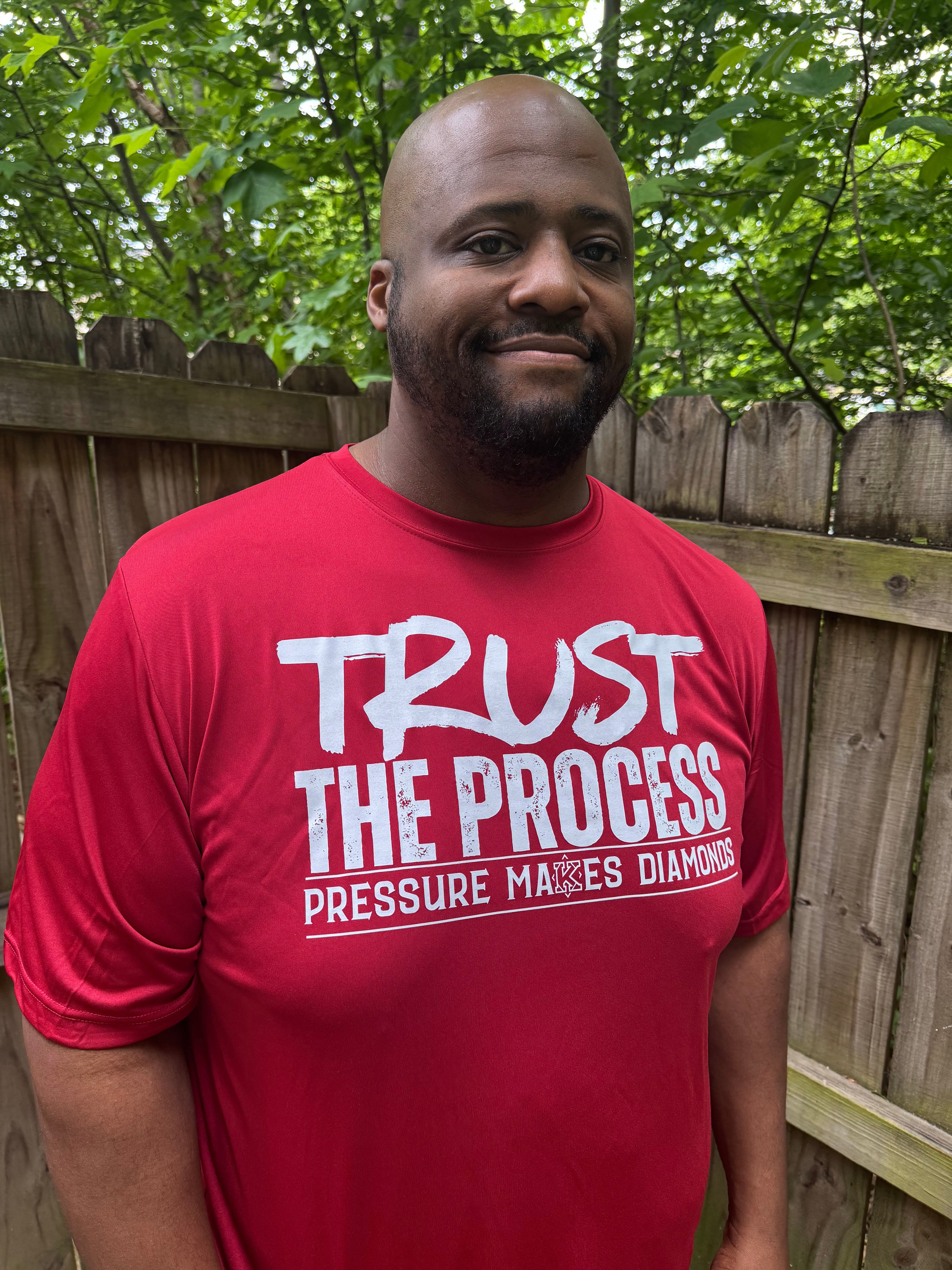 Trust The Process Crimson Dri-fit