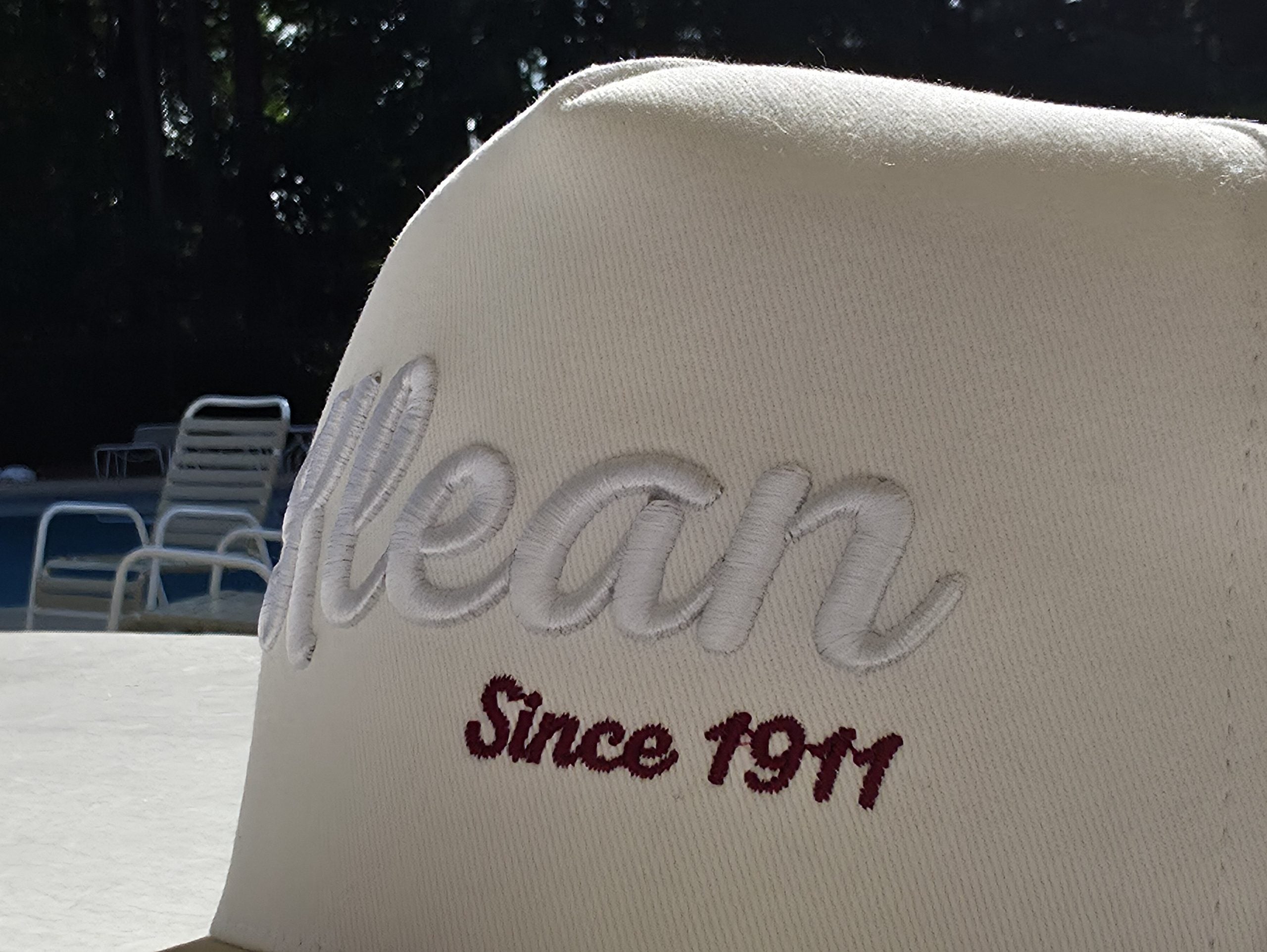 Kappa Alpha Psi Klean 3D Embroidered Cream/White Hat image 1