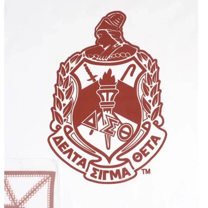 DST Sorority Fortitude White Square Scarf