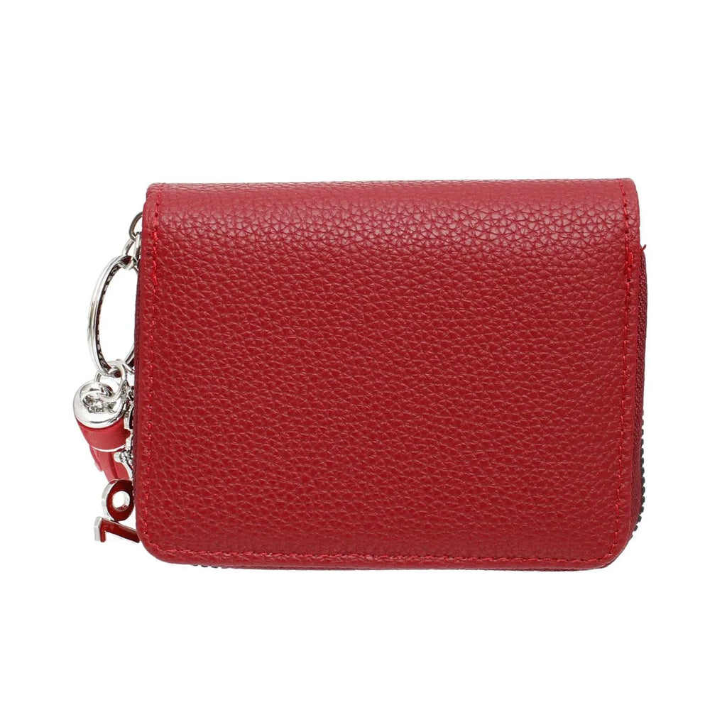 Delta Red Tassel Keychain Zipper Wallet