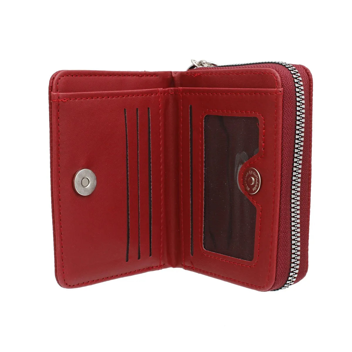 Delta Red Tassel Keychain Zipper Wallet
