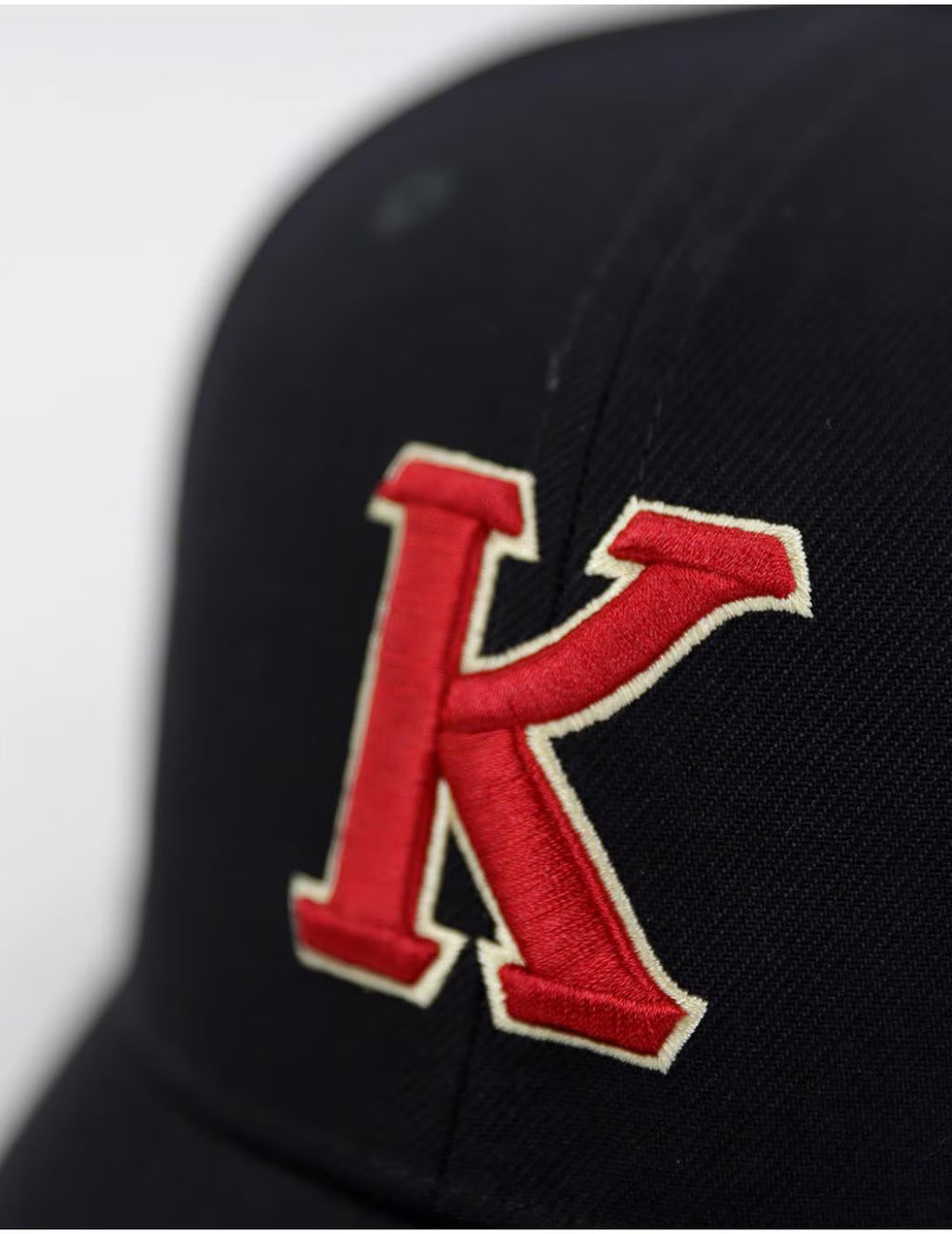 Kappa Alpha Psi Black 'K' Hat: 3D Embroidered Cap